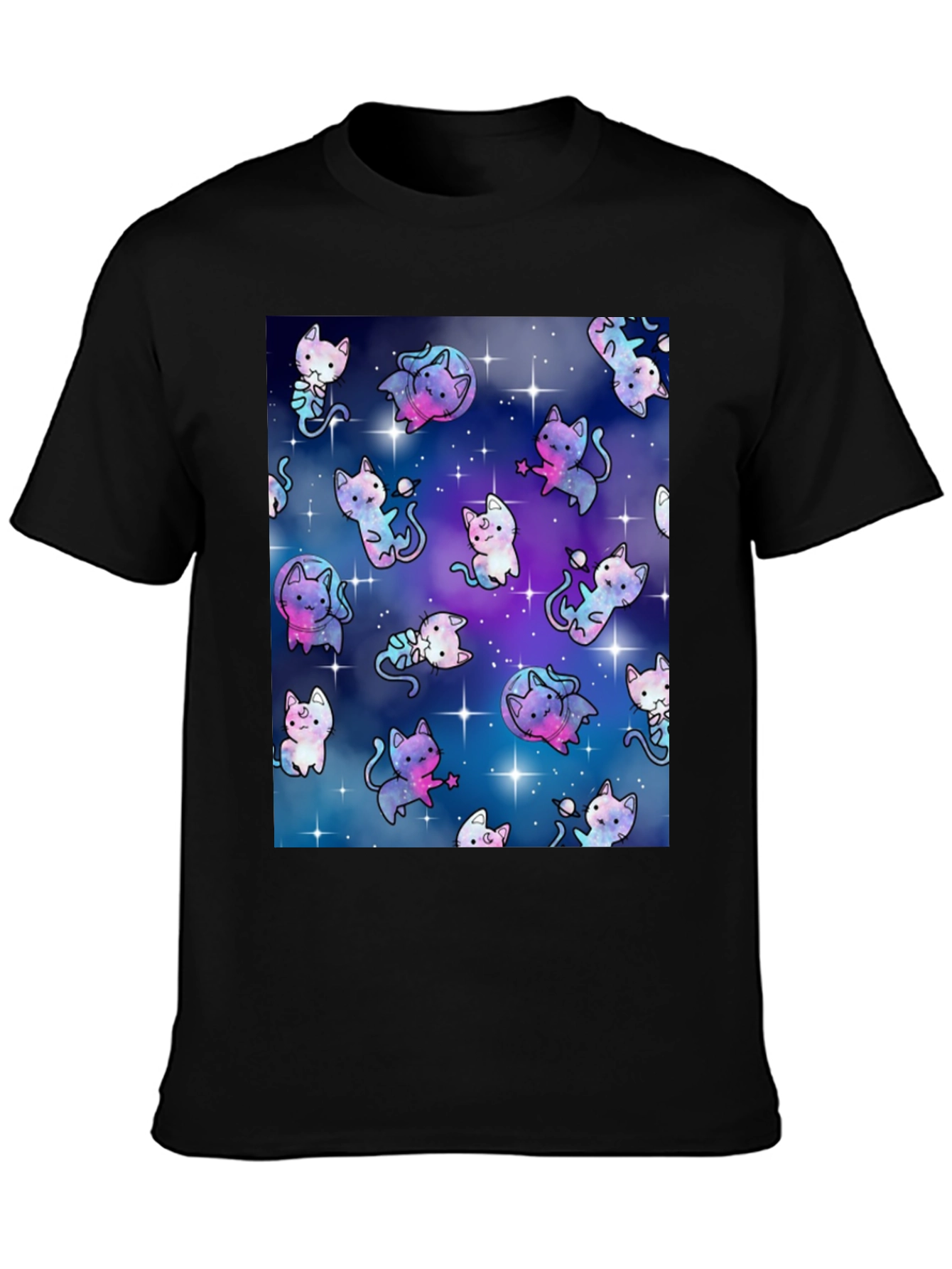 Cosmic Cat T-Shirt - Galaxy Kitten Design