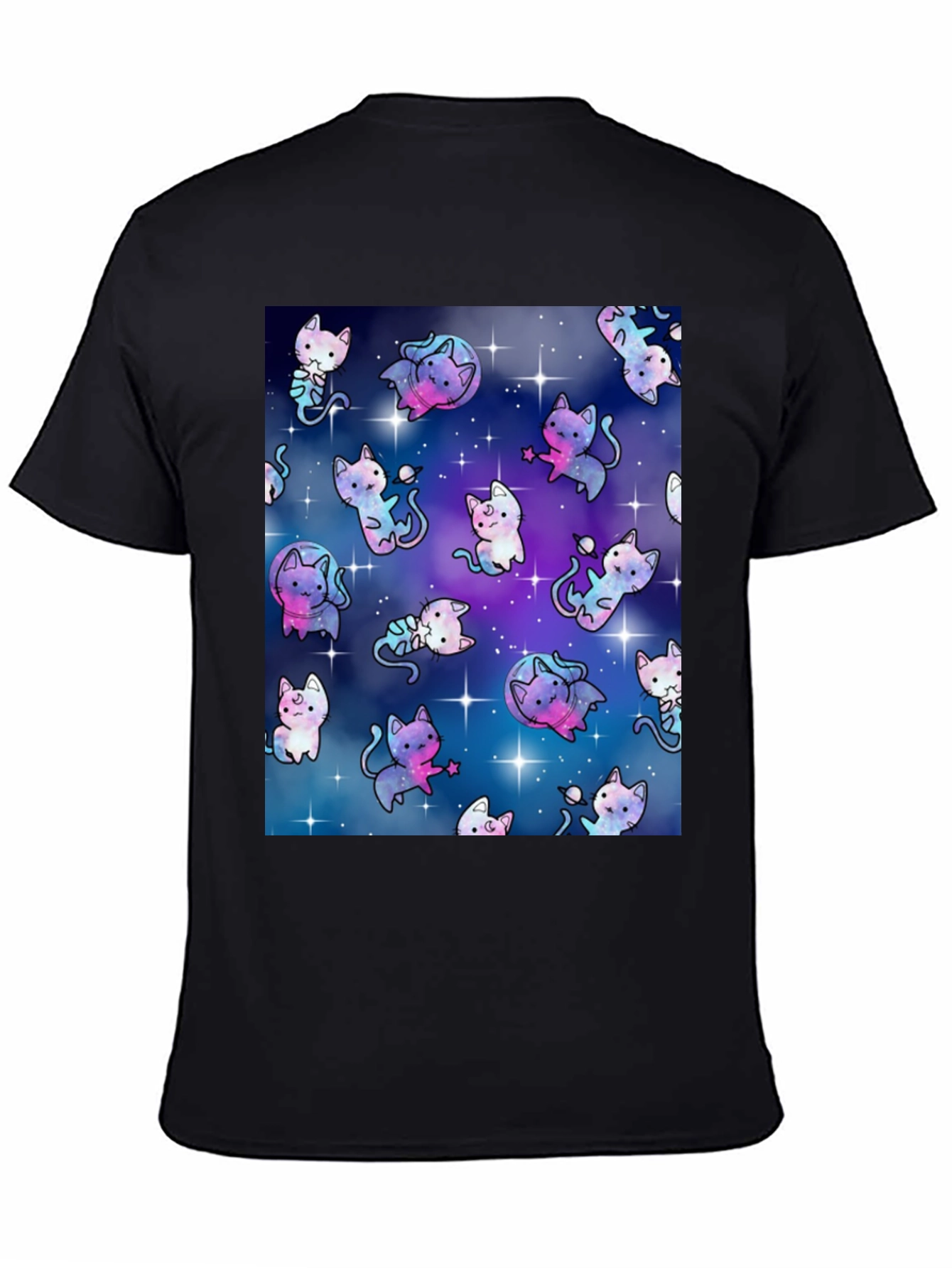 Cosmic Cat T-Shirt - Galaxy Kitten Design
