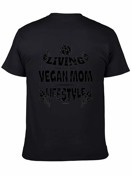 Vegan Mom Lifestyle T-Shirt - Black Tee