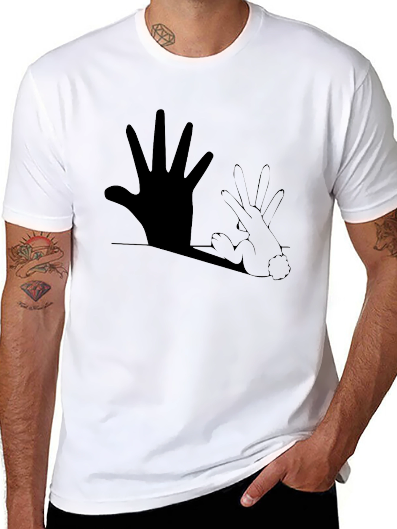 Shadow Hand Puppet Tee