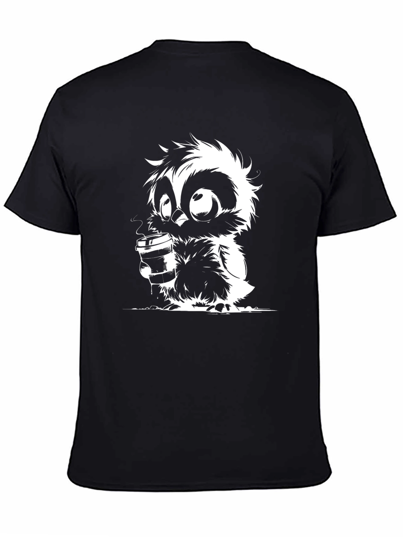 Owl Coffee Lover Graphic T-Shirt