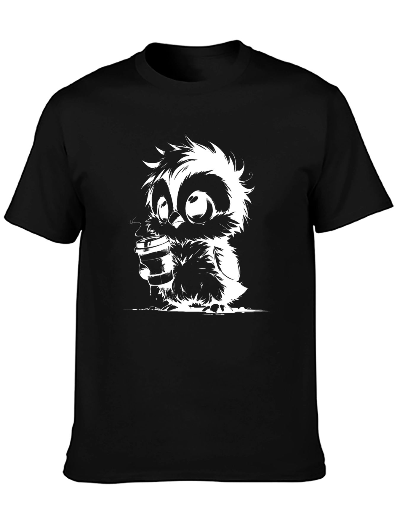 Owl Coffee Lover Graphic T-Shirt
