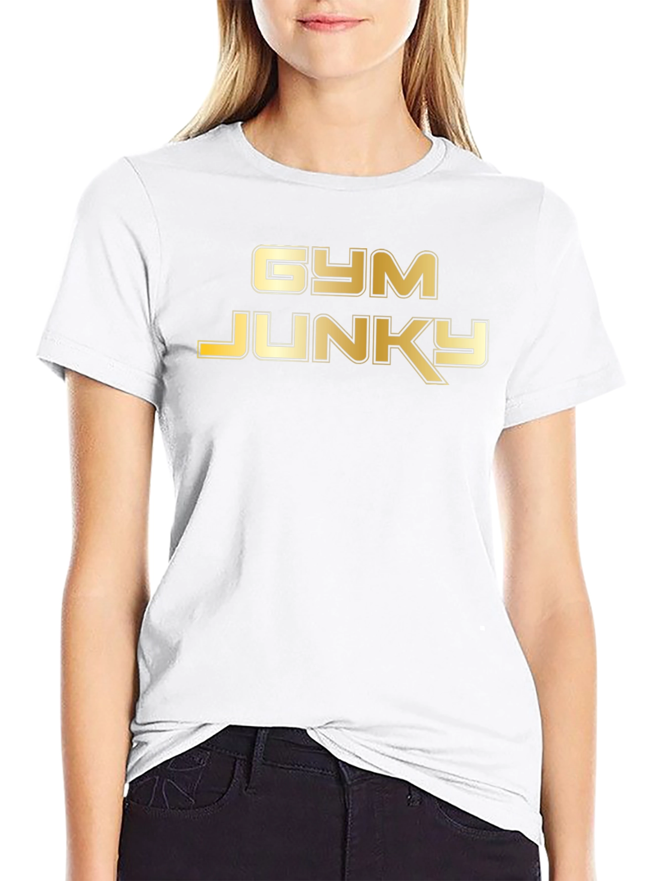 Gym Junky Graphic Tee - Black