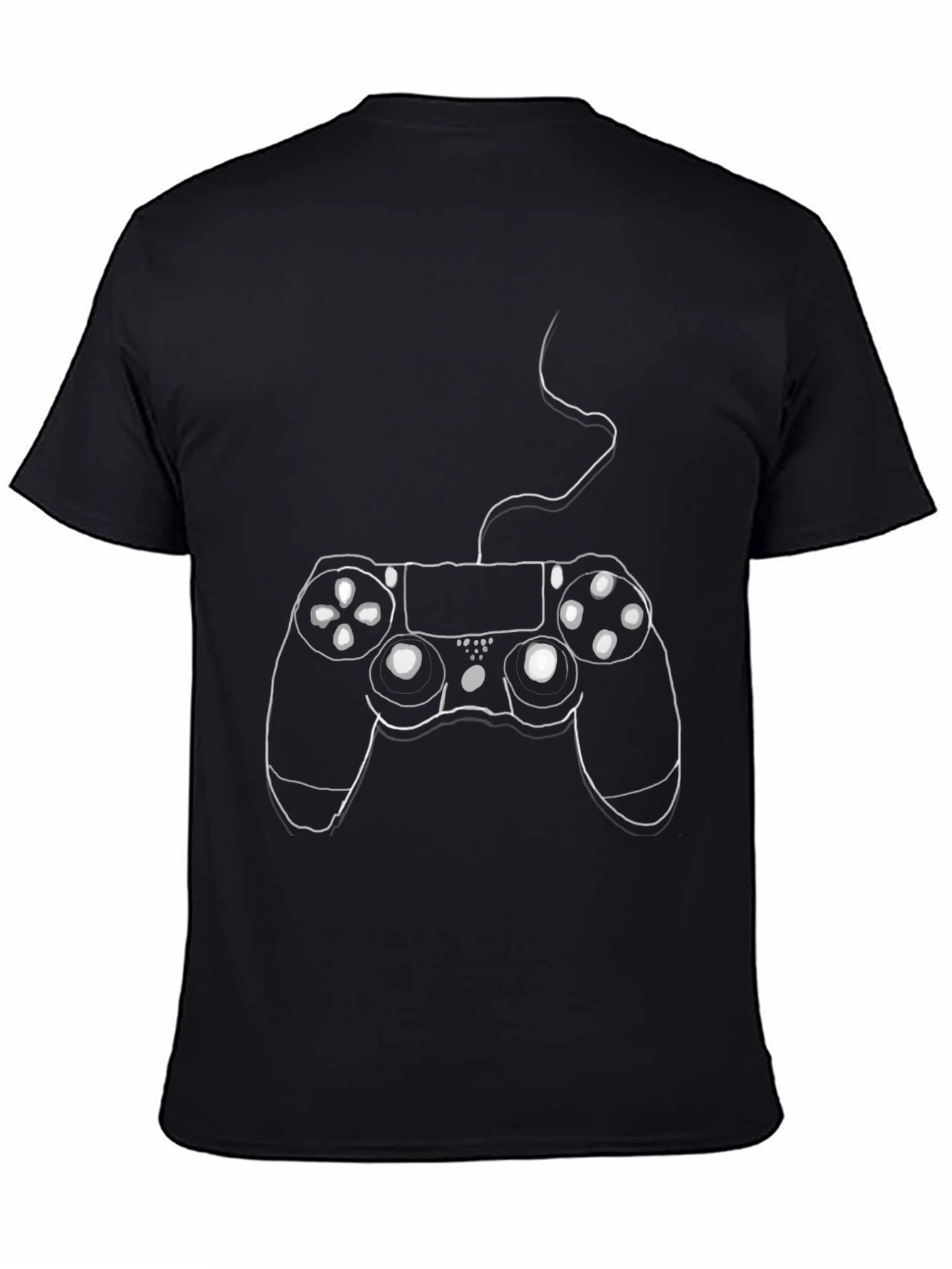 Gamer Controller Graphic Tee - Black