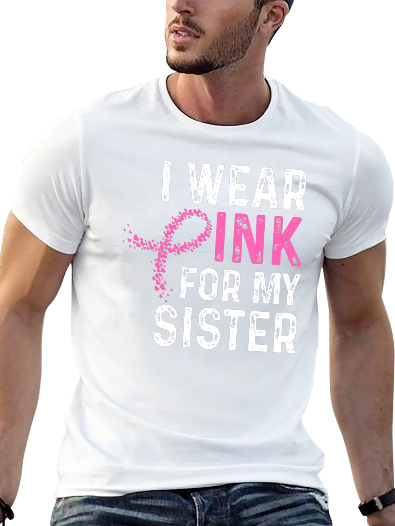 I Wear Pink For My Sister T-Shirt