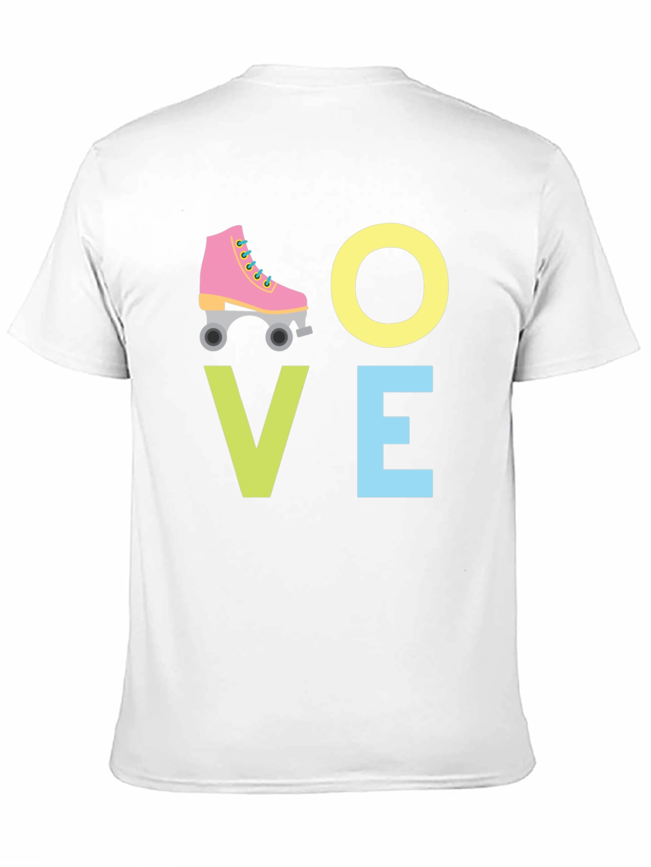 Love Roller Skating Graphic Tee - Black