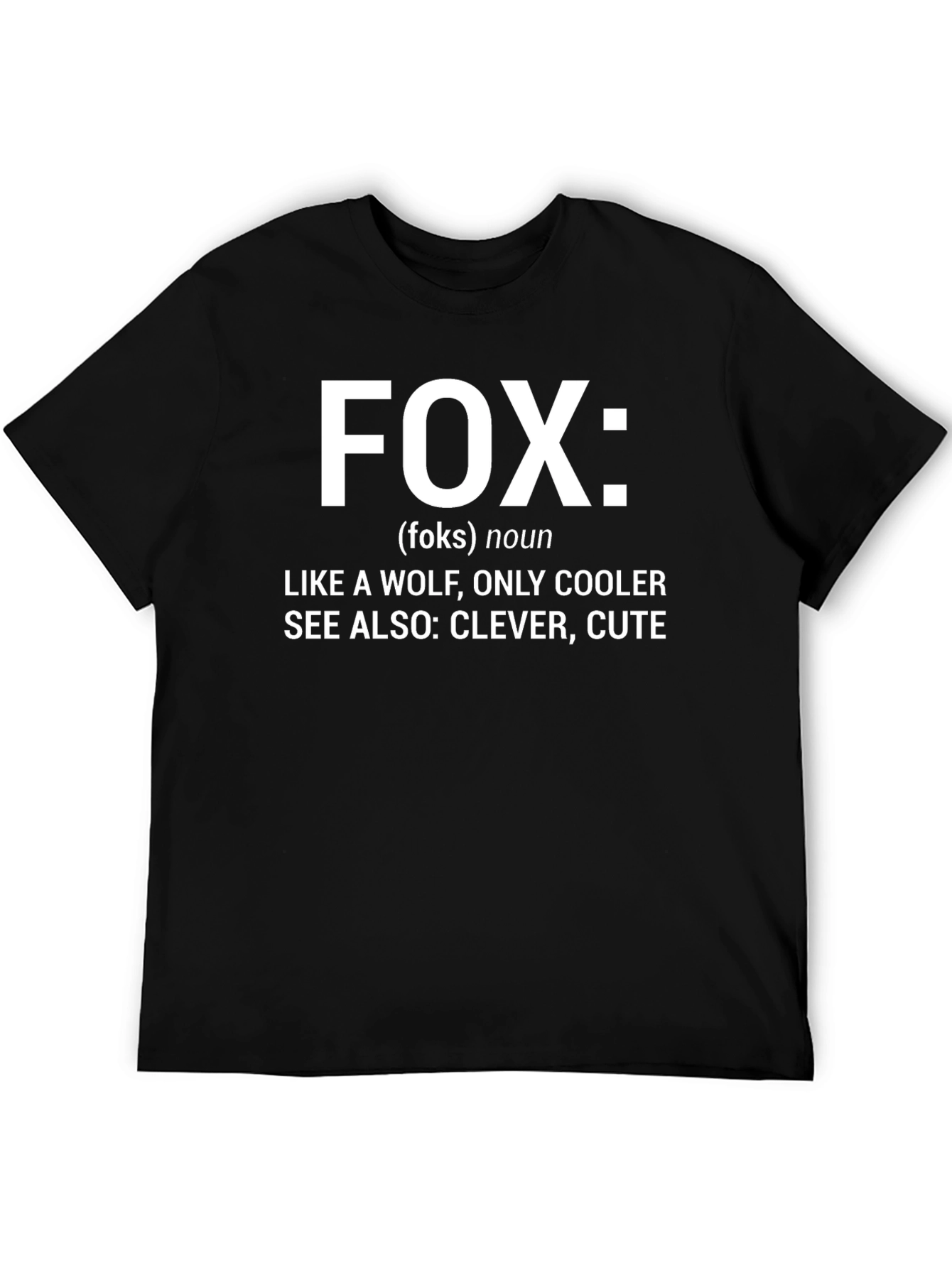 Funny Fox Definition Novelty T-Shirt