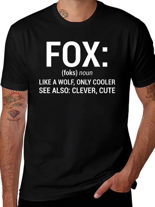 Funny Fox Definition Novelty T-Shirt