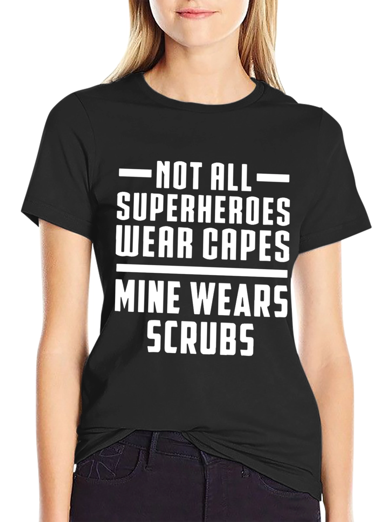 Superhero Scrubs T-Shirt Nurse Hero Tee