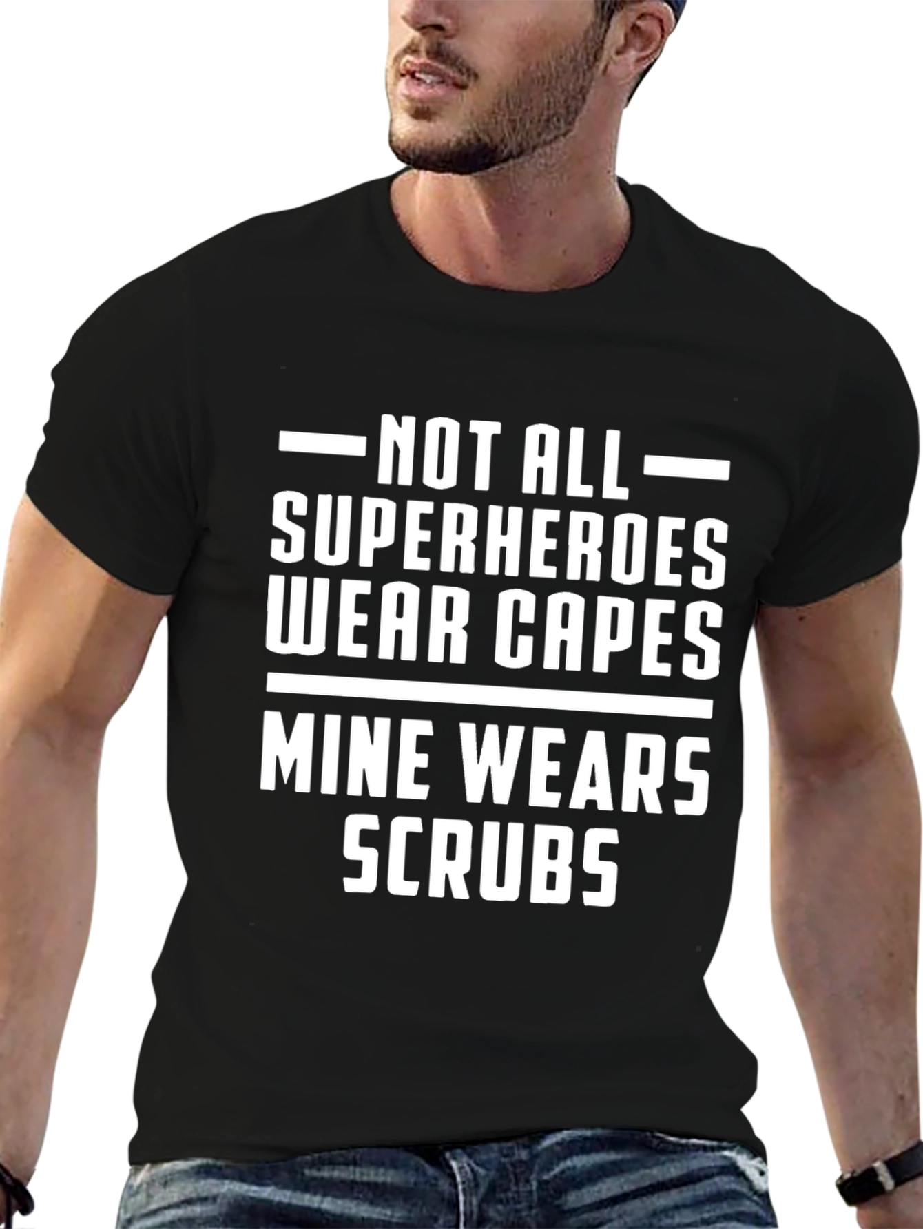 Superhero Scrubs T-Shirt Nurse Hero Tee