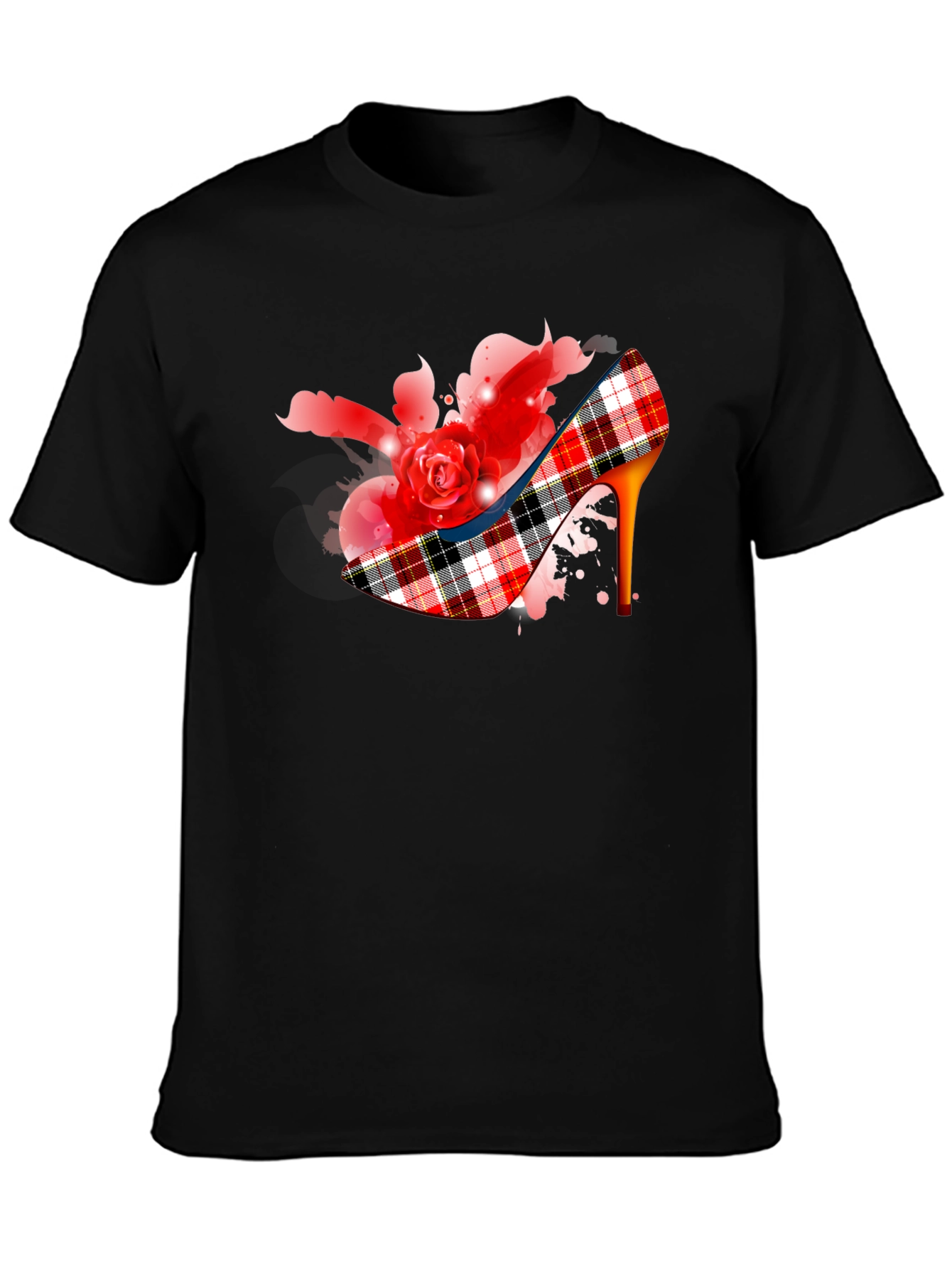 Rose Heel Graphic Tee - Stylish & Unique
