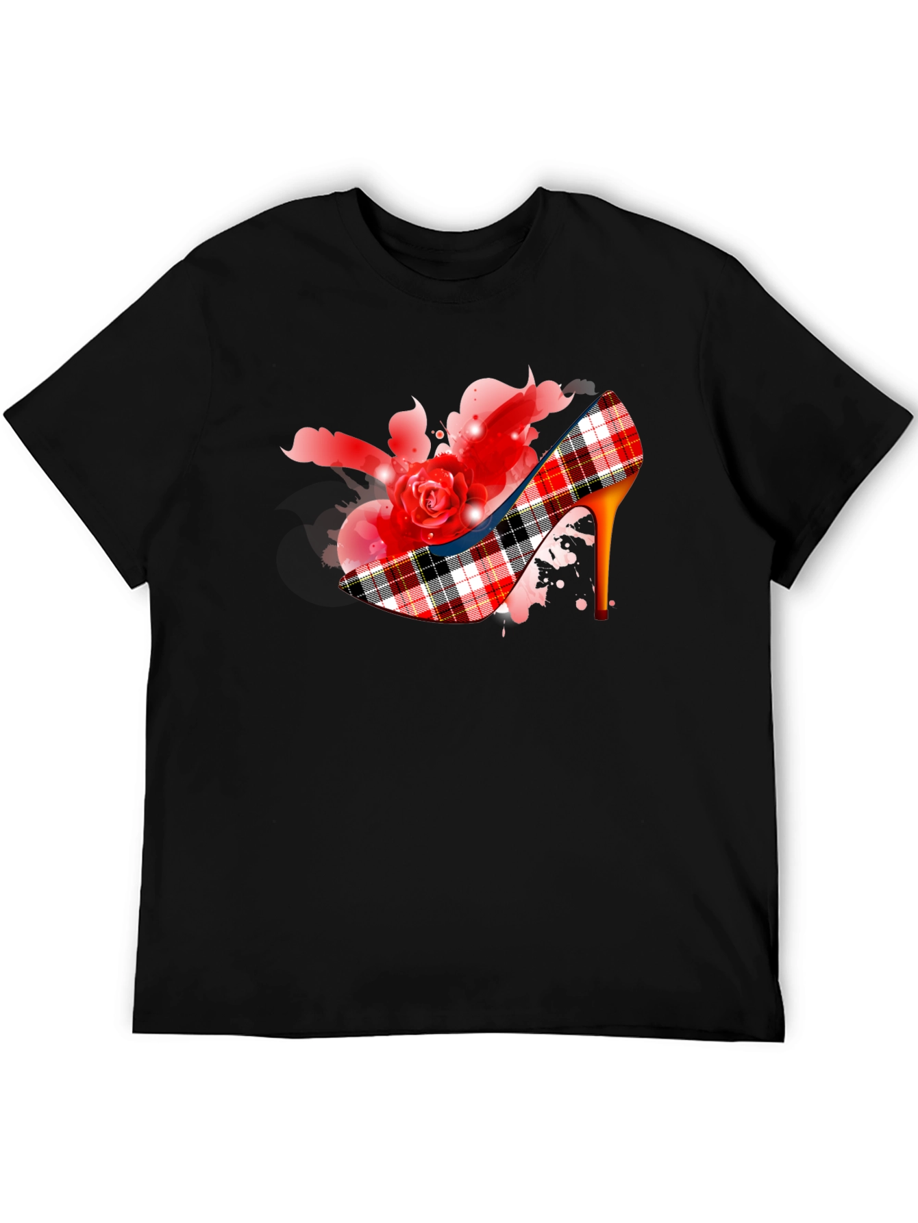 Rose Heel Graphic Tee - Stylish & Unique