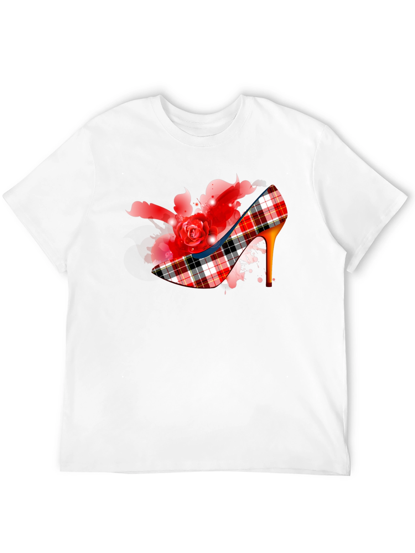 Rose Heel Graphic Tee - Stylish & Unique