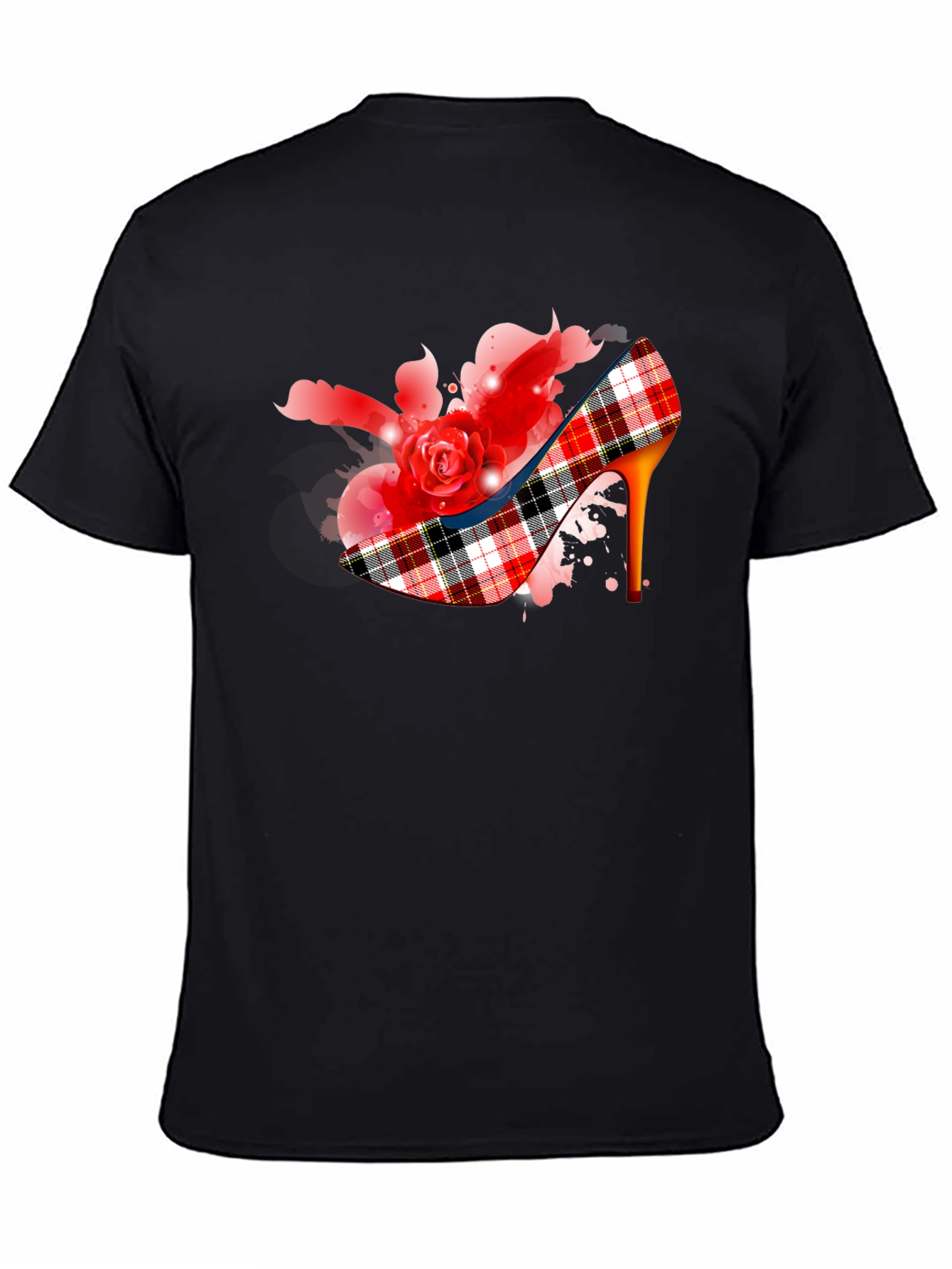 Rose Heel Graphic Tee - Stylish & Unique