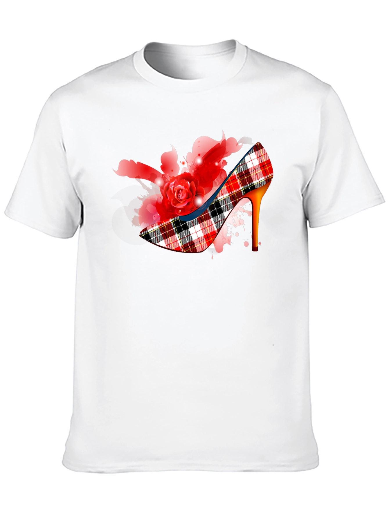 Rose Heel Graphic Tee - Stylish & Unique