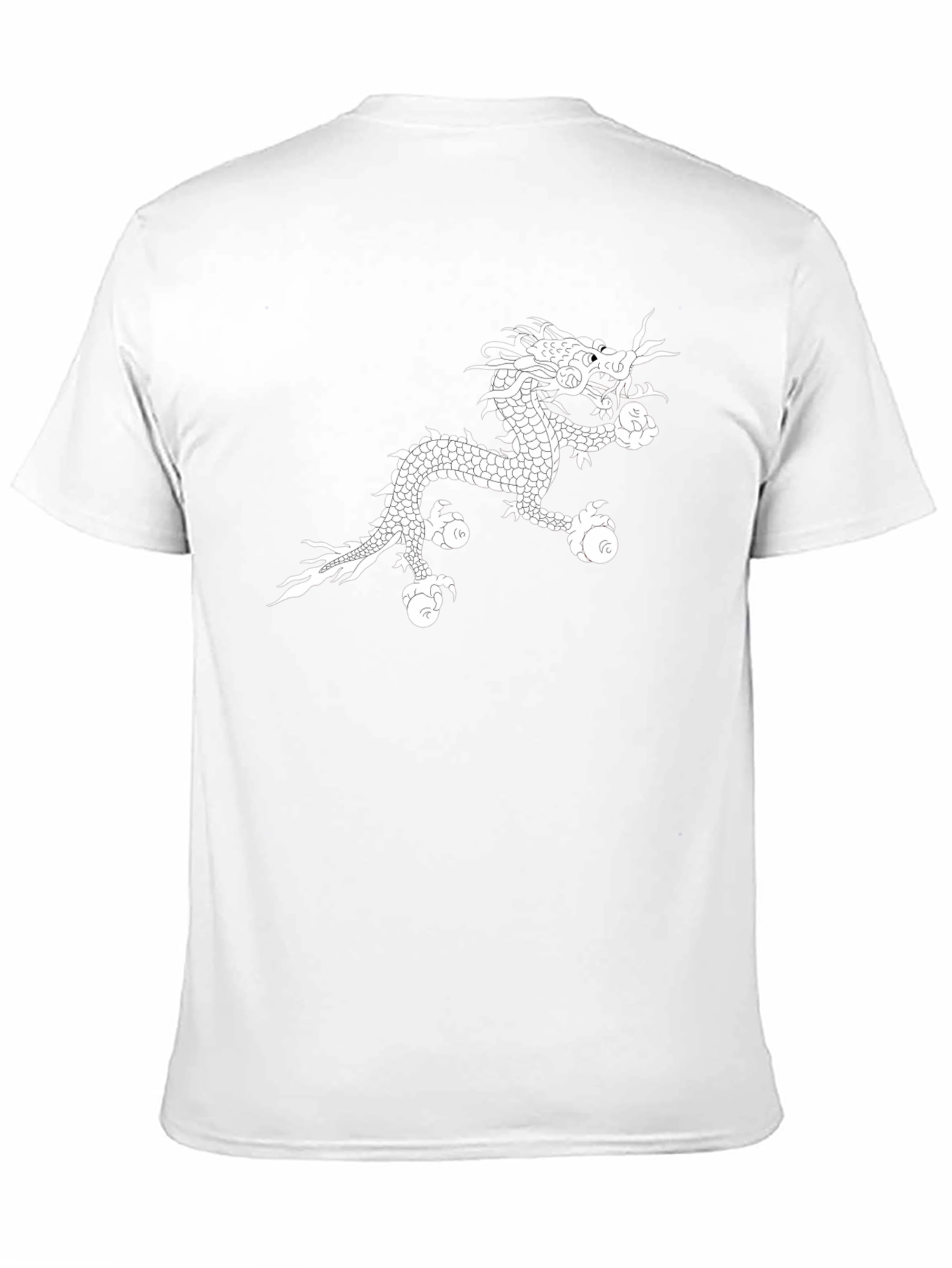 Dragon Graphic Tee - Black Cotton Comfort