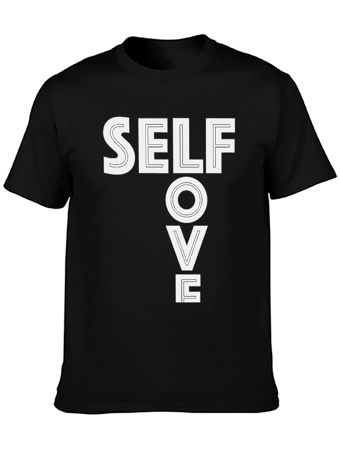 Self Love Black Graphic Tee