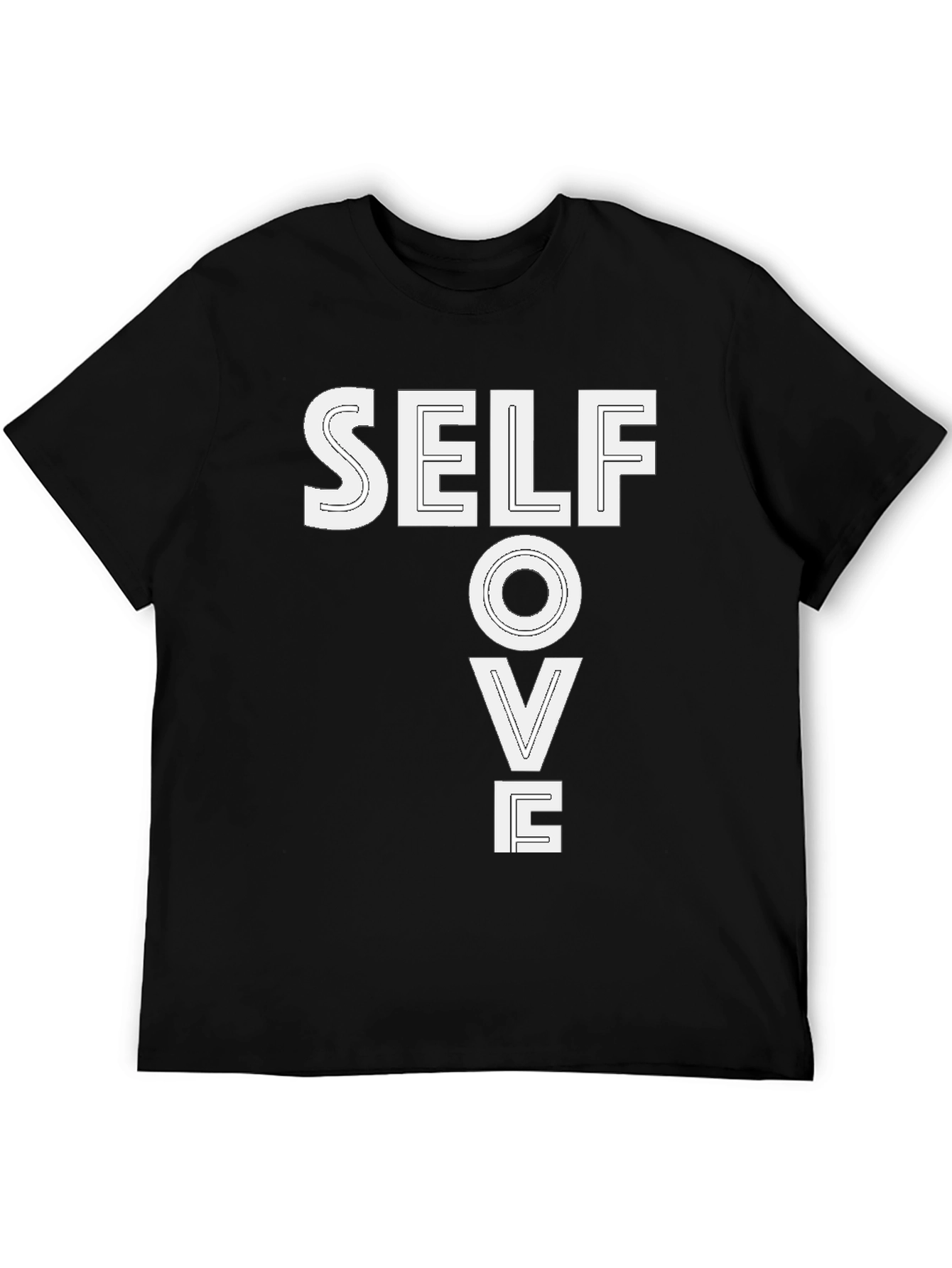 Self Love Black Graphic Tee