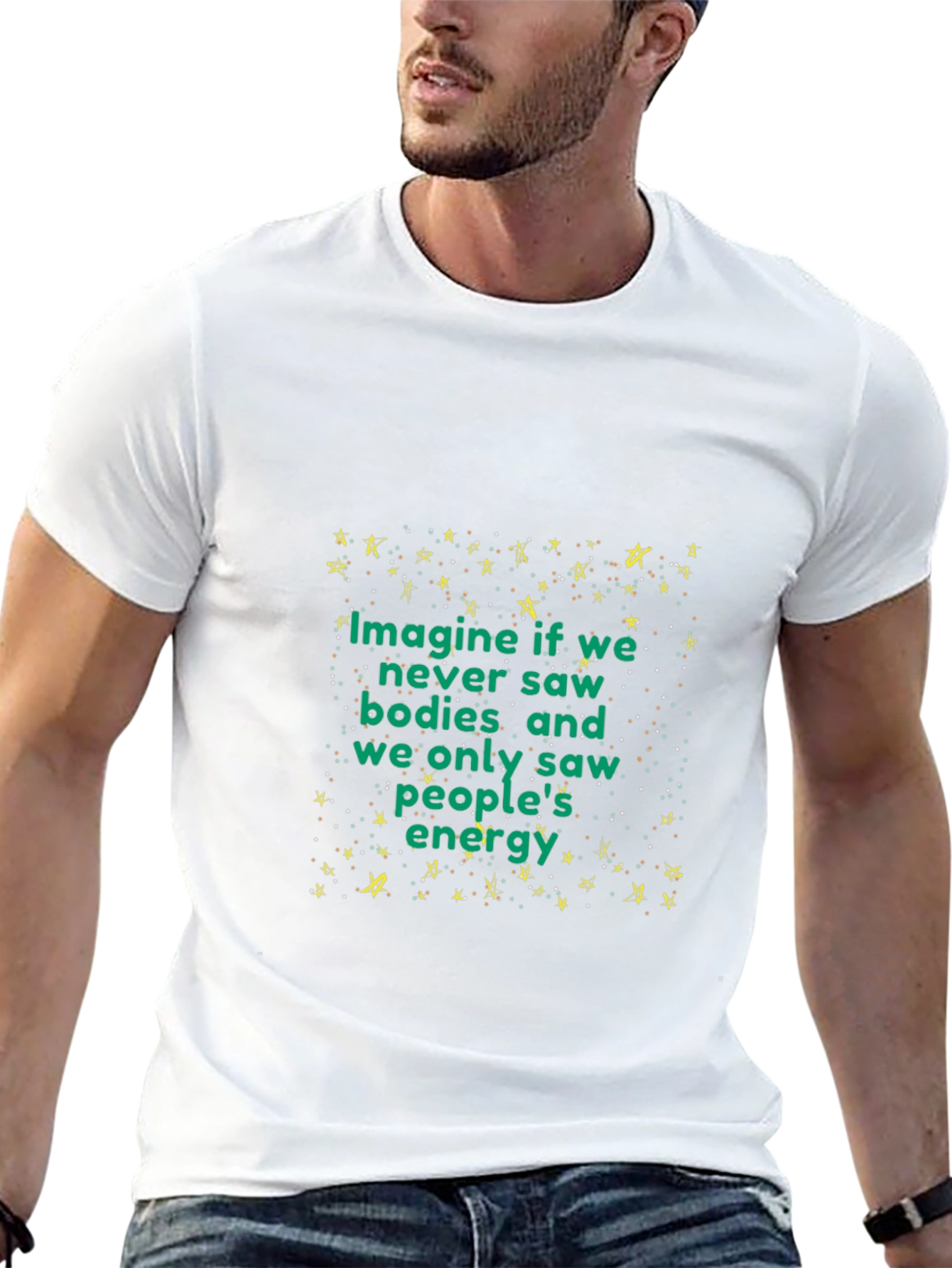 Imagine If We Saw Energy Black T-Shirt