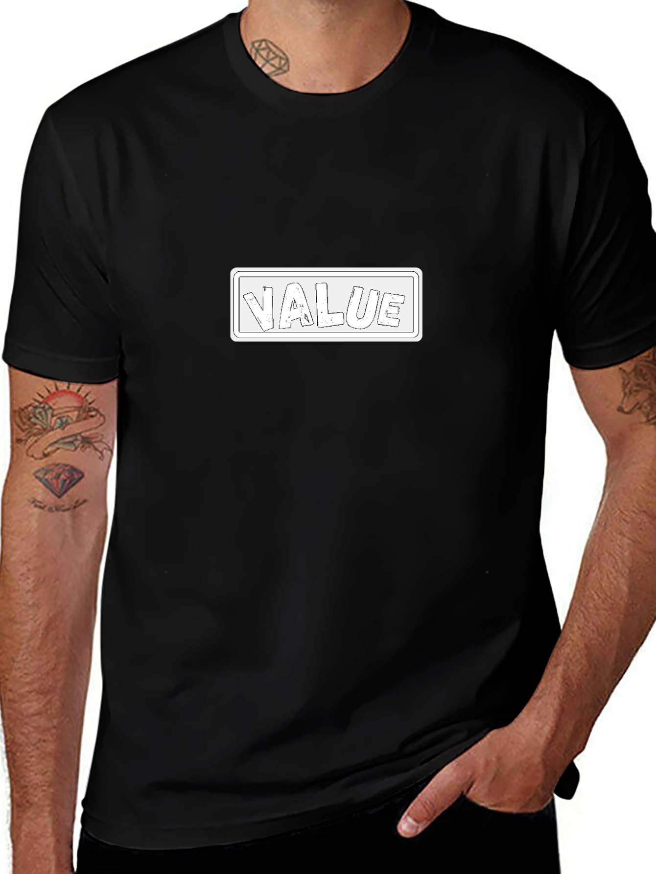 Value Graphic Black T-Shirt