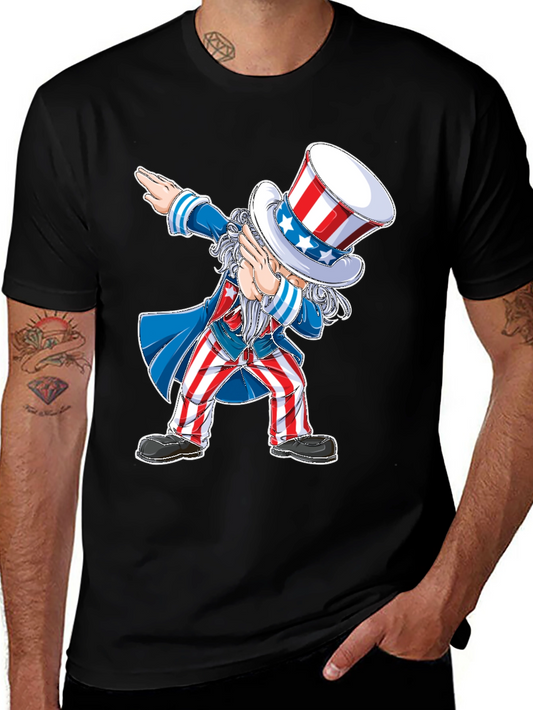Uncle Sam Dabbing Patriotic T-Shirt