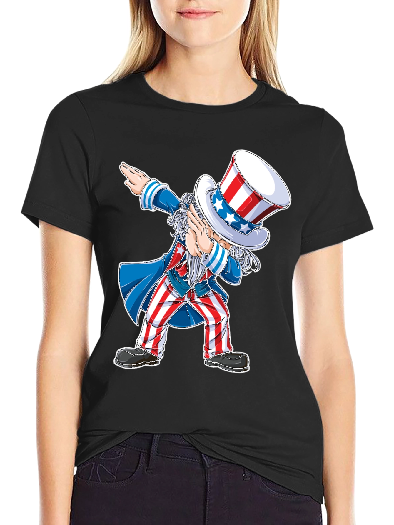 Uncle Sam Dabbing Patriotic T-Shirt