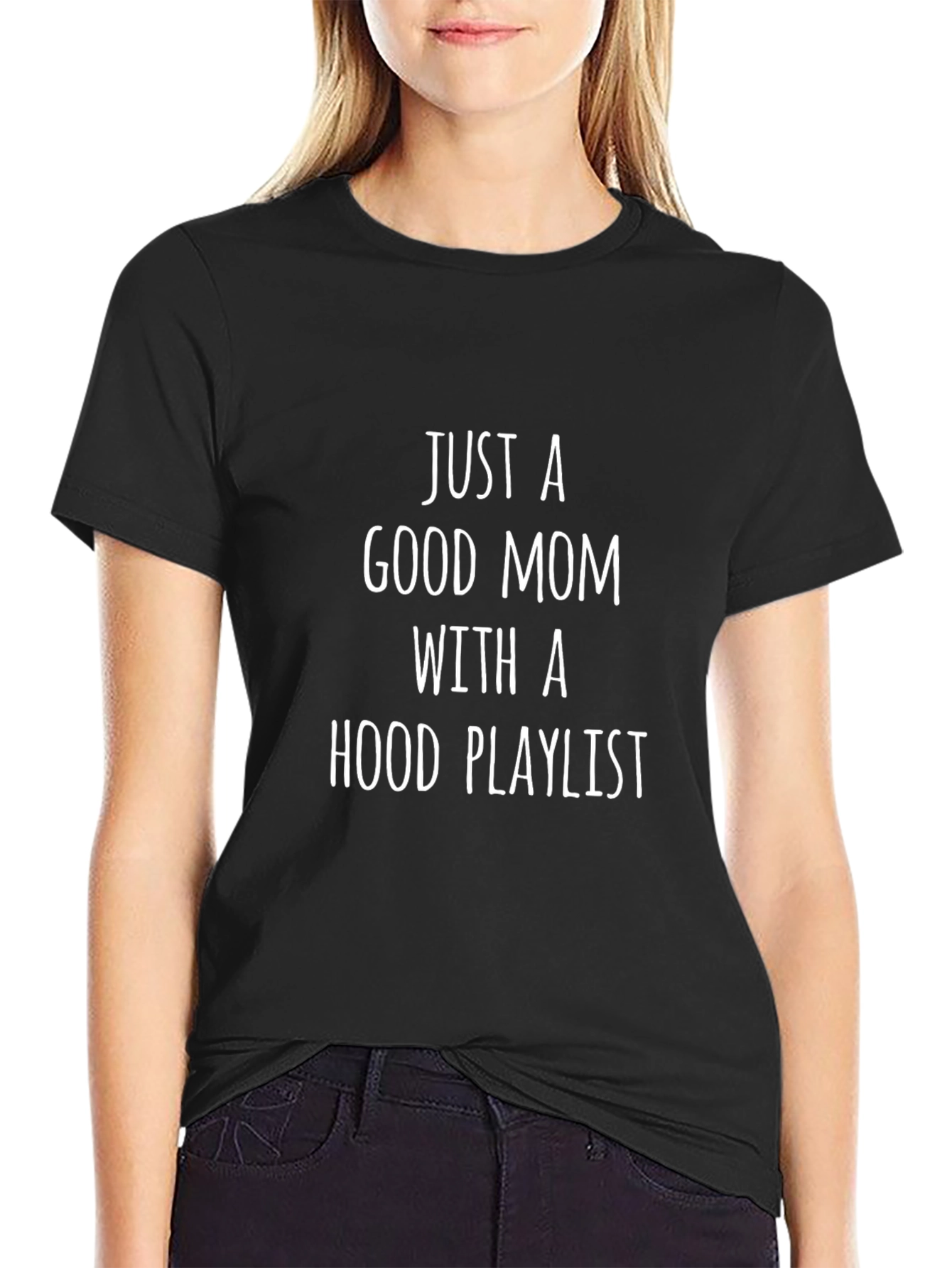 Good Mom Hood Playlist Graphic Tee