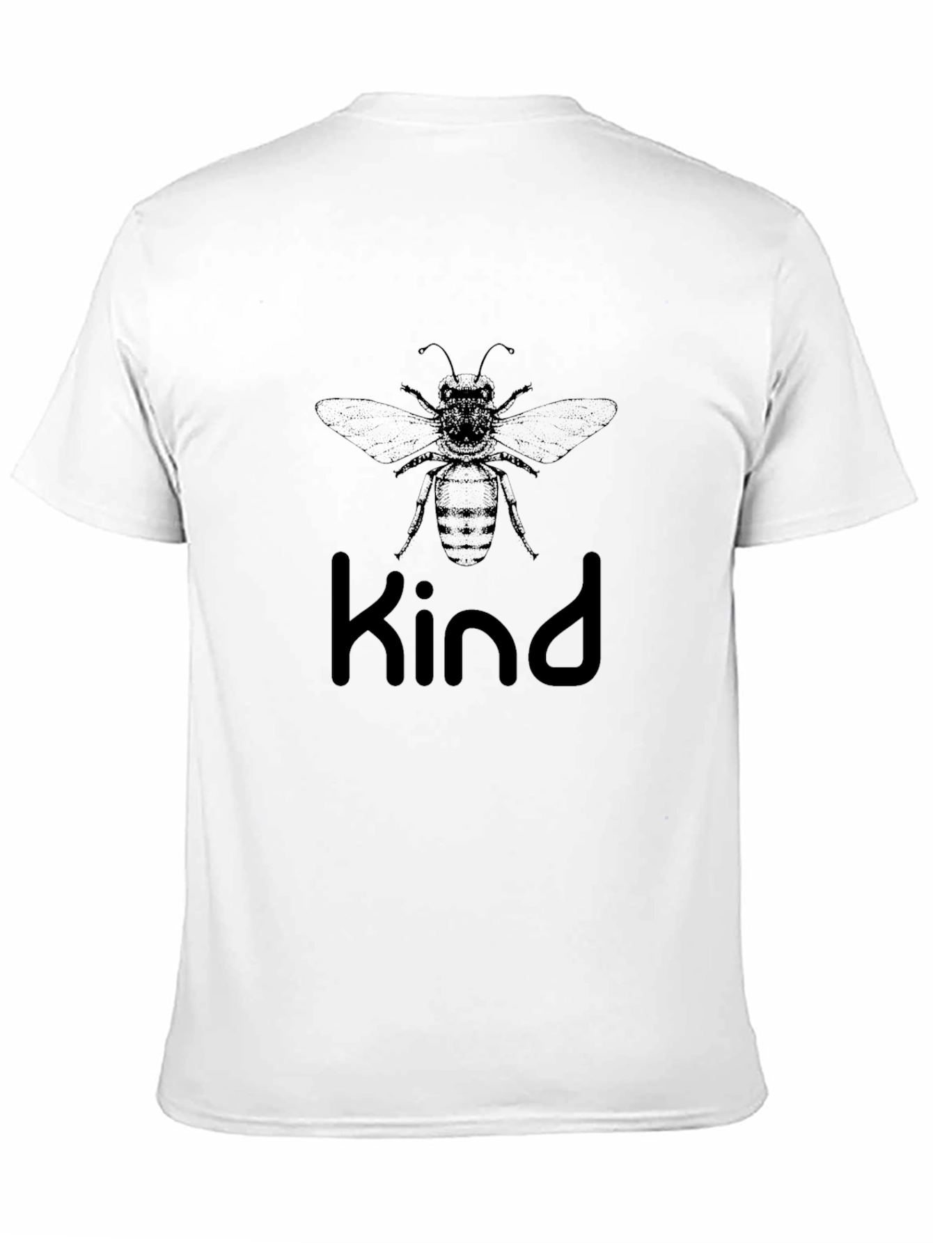 Bee Kind T-Shirt - Black Cotton Graphic Tee