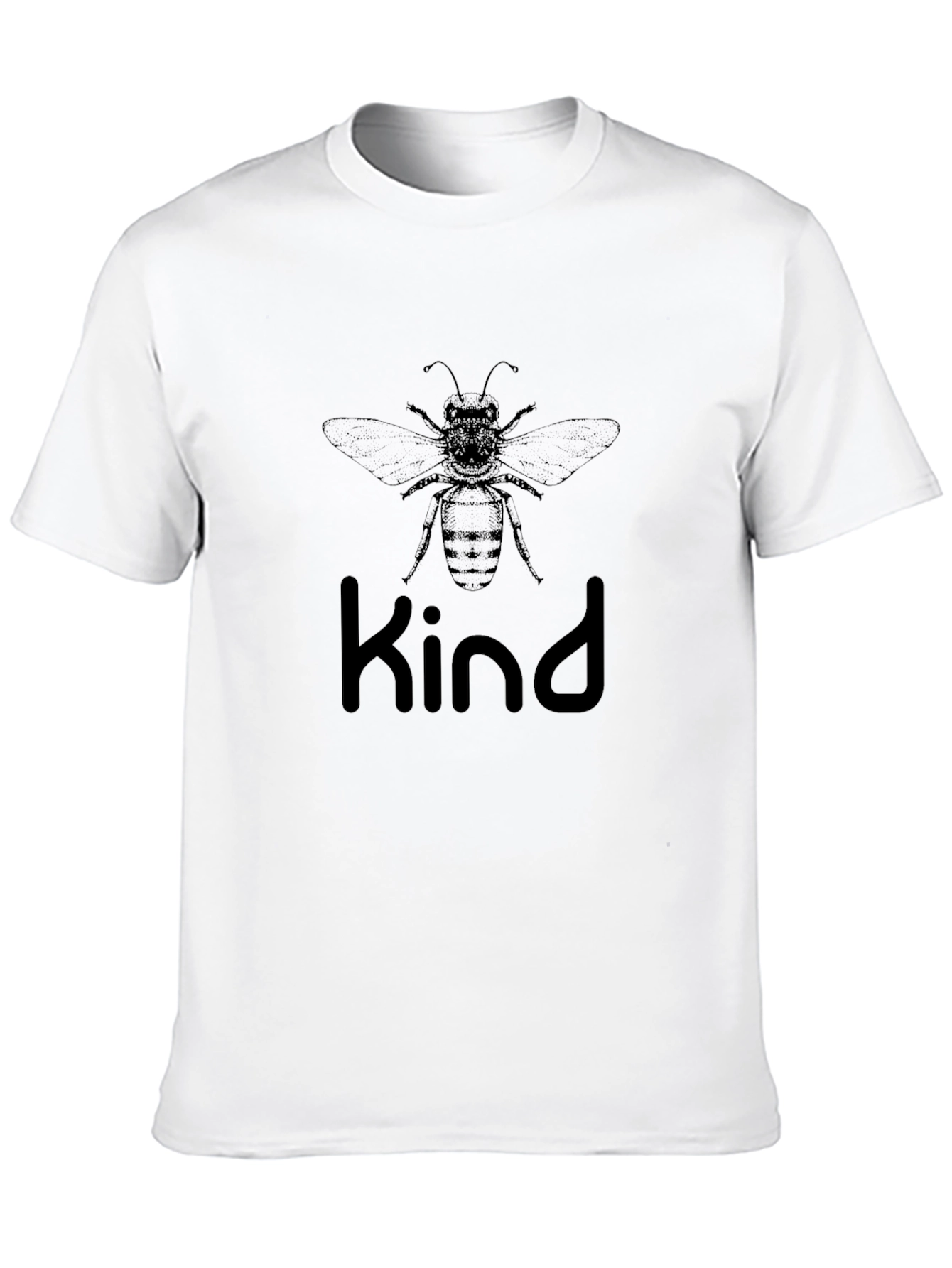 Bee Kind T-Shirt - Black Cotton Graphic Tee