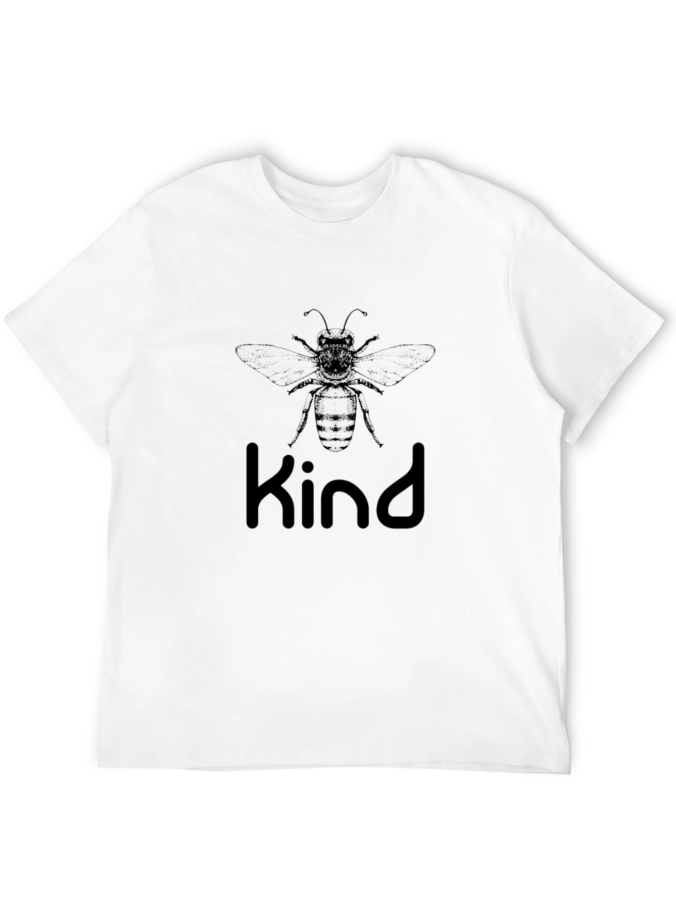 Bee Kind T-Shirt - Black Cotton Graphic Tee