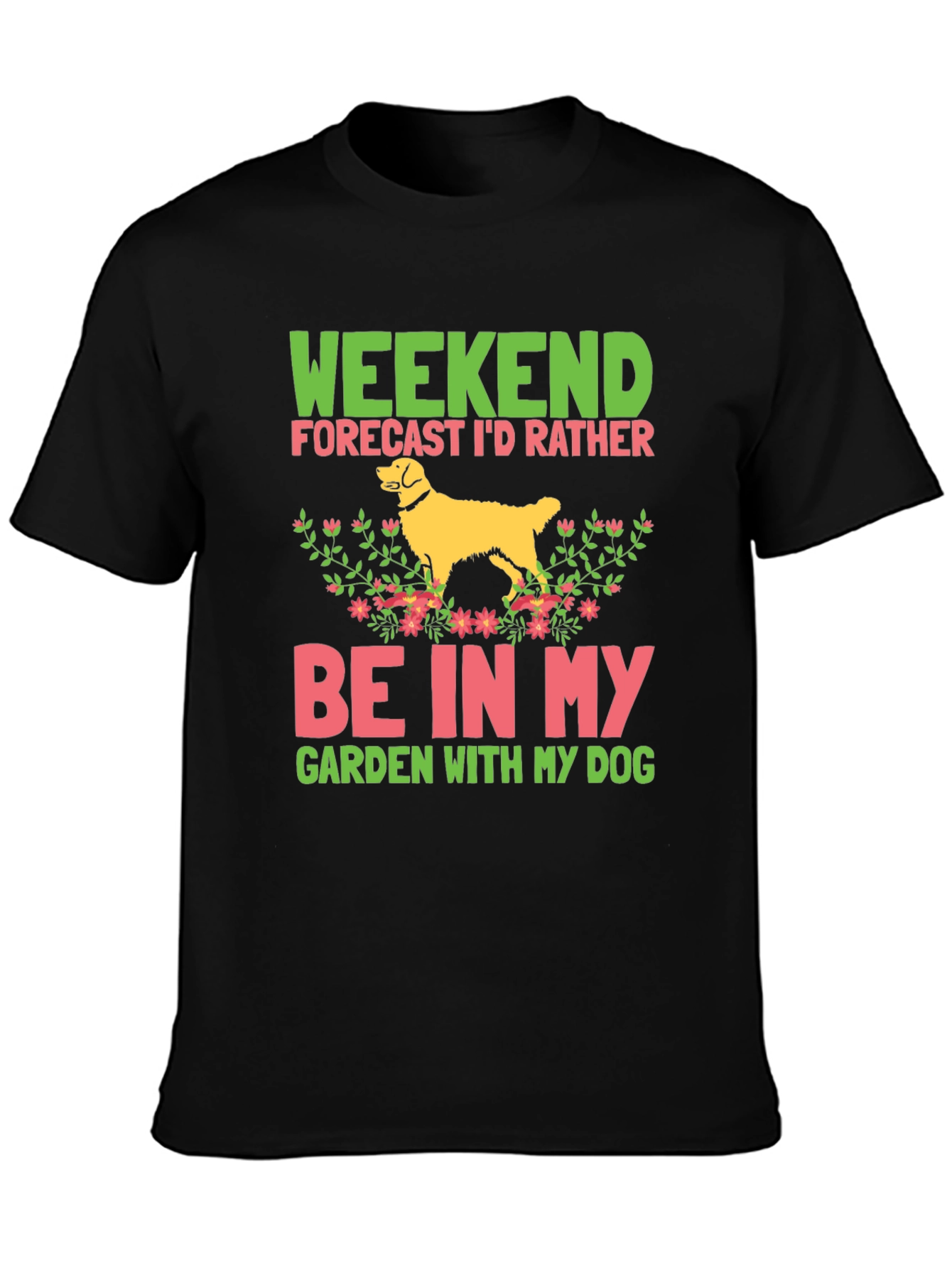 Weekend Dog Garden T-Shirt
