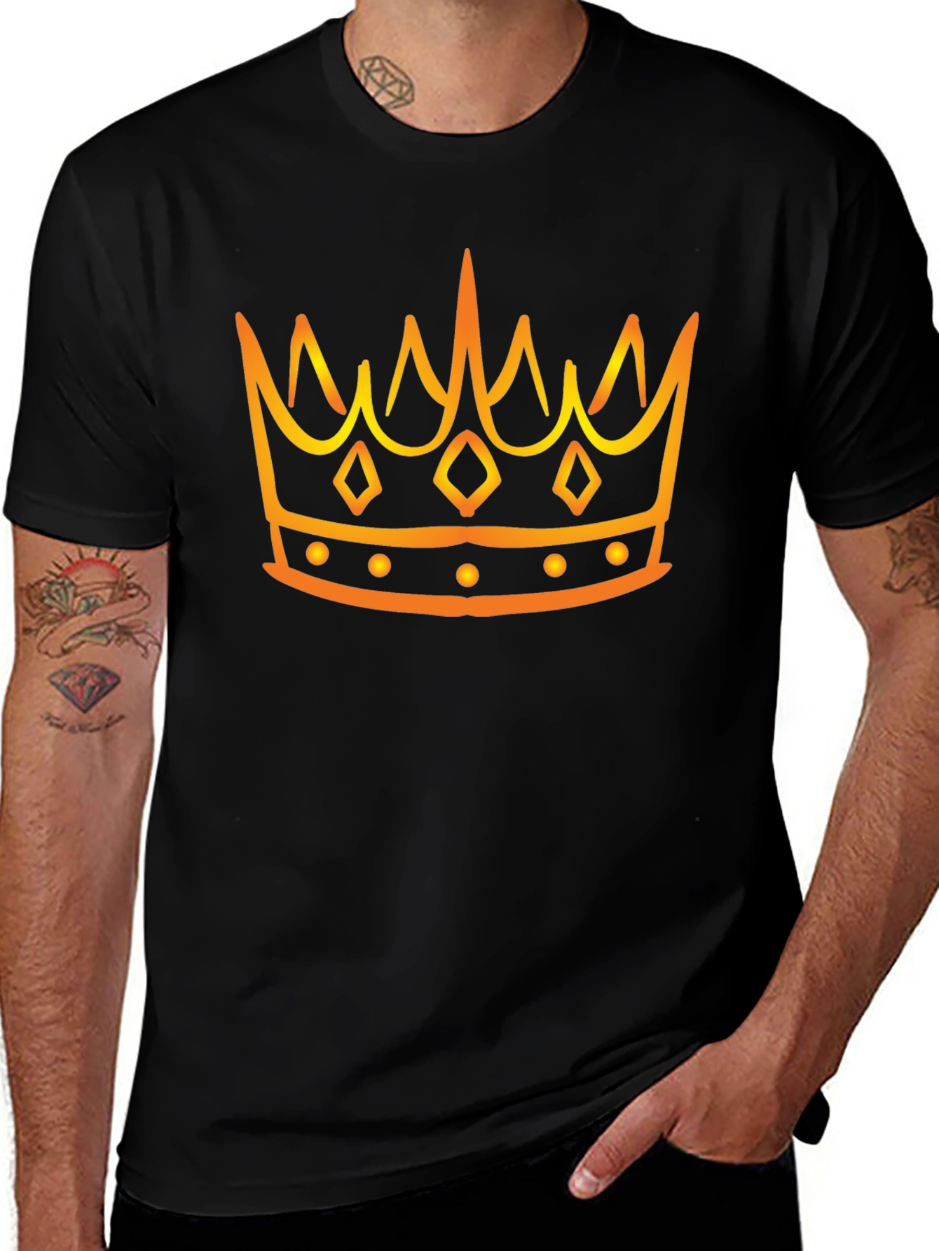 King Crown Graphic Tee - Black