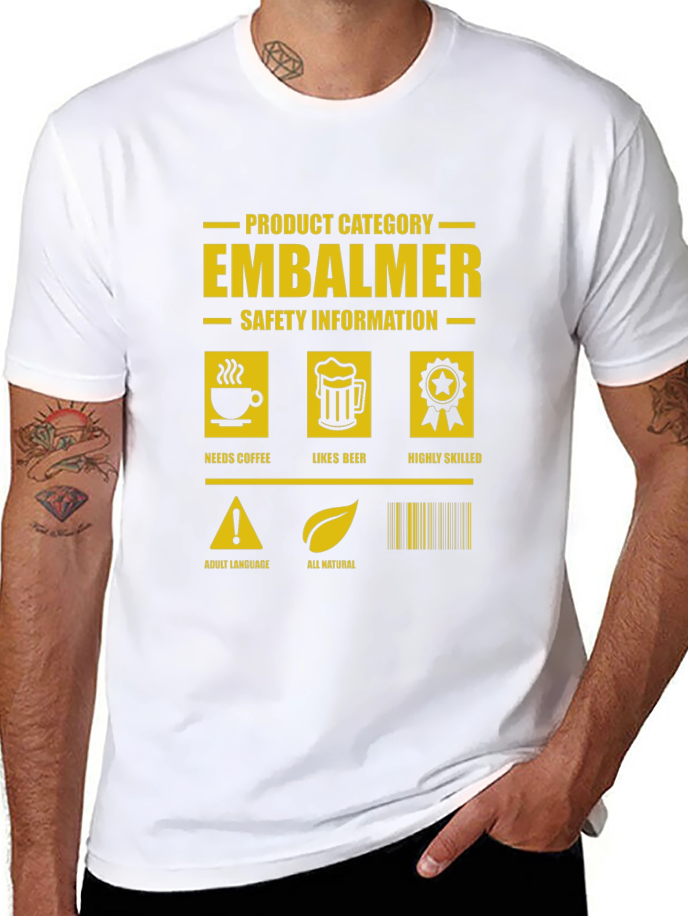 Embalmer Humor Graphic Tee