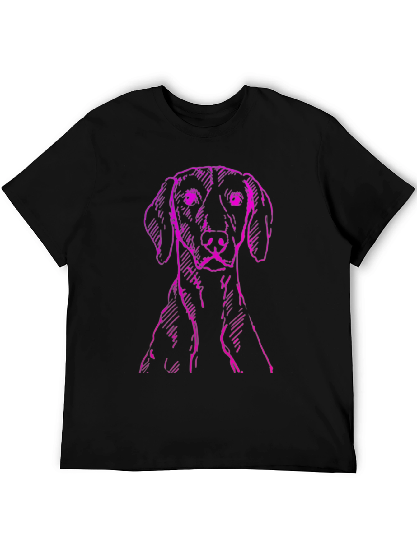 Dog Sketch Graphic T-Shirt