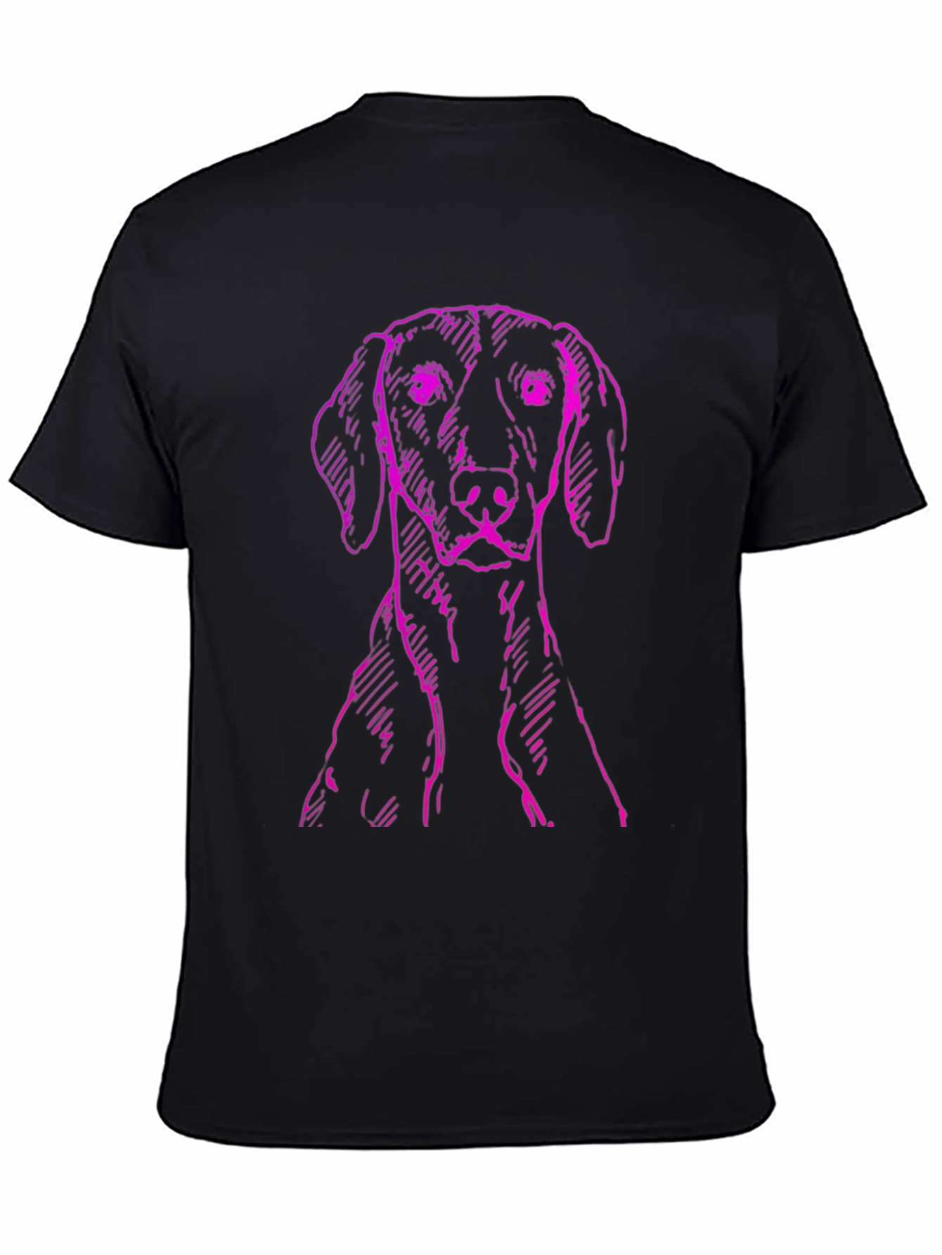 Dog Sketch Graphic T-Shirt
