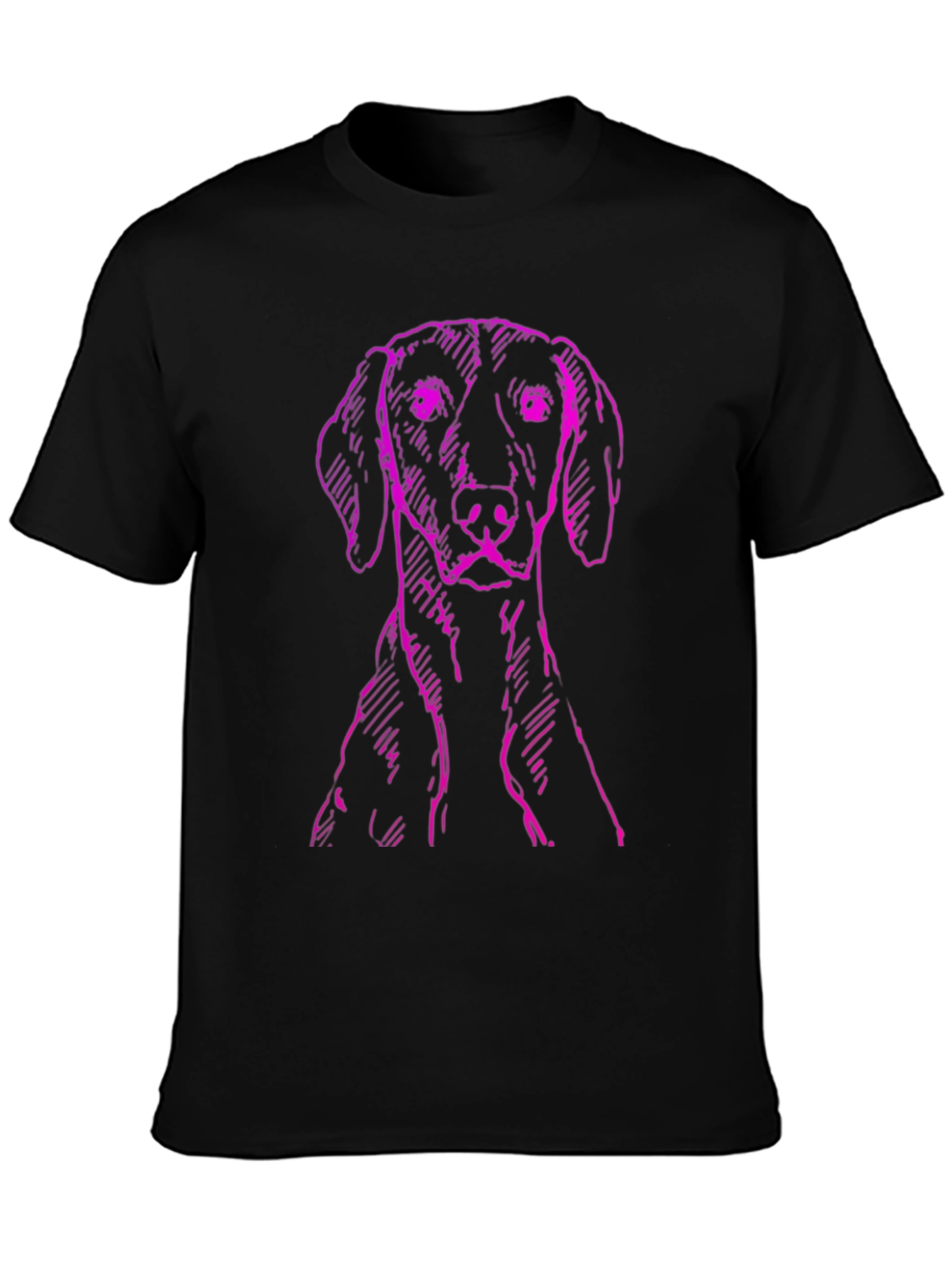 Dog Sketch Graphic T-Shirt