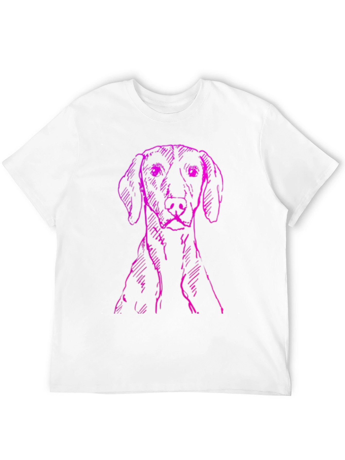 Dog Sketch Graphic T-Shirt