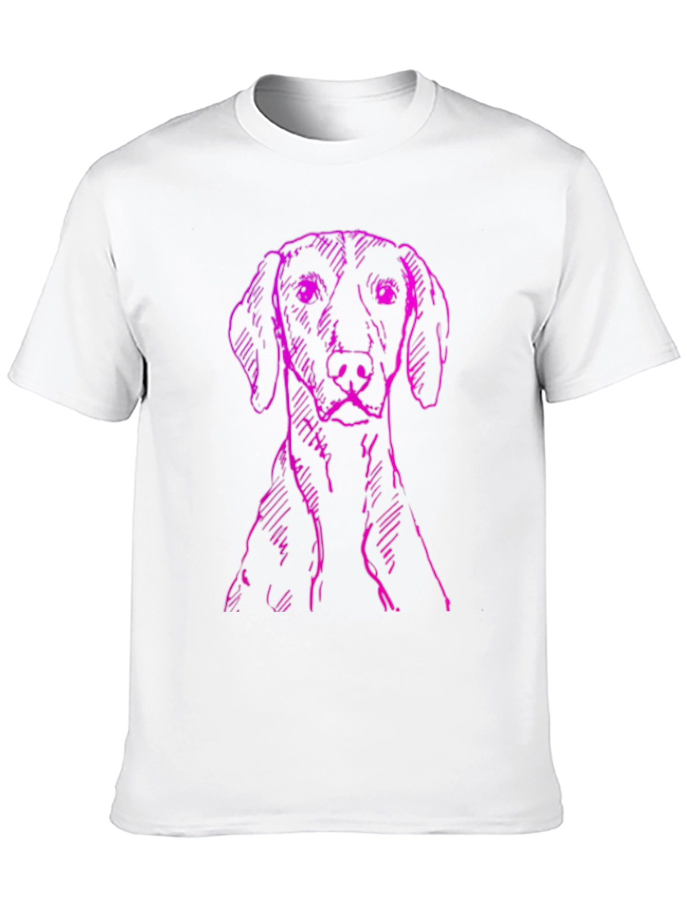 Dog Sketch Graphic T-Shirt