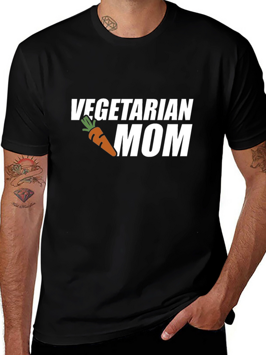 Vegetarian Mom T-Shirt: Carrot Graphic Tee