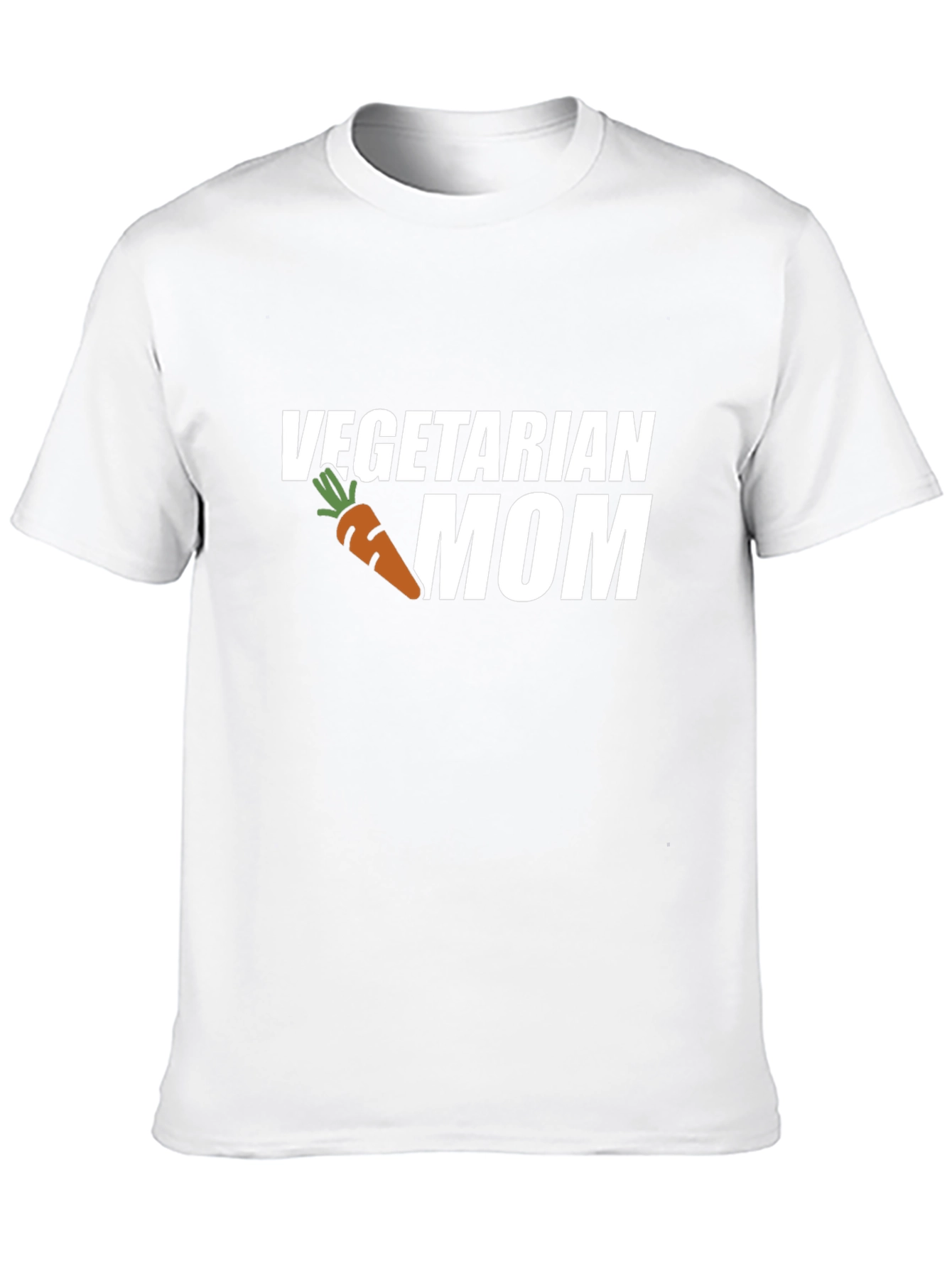 Vegetarian Mom T-Shirt: Carrot Graphic Tee