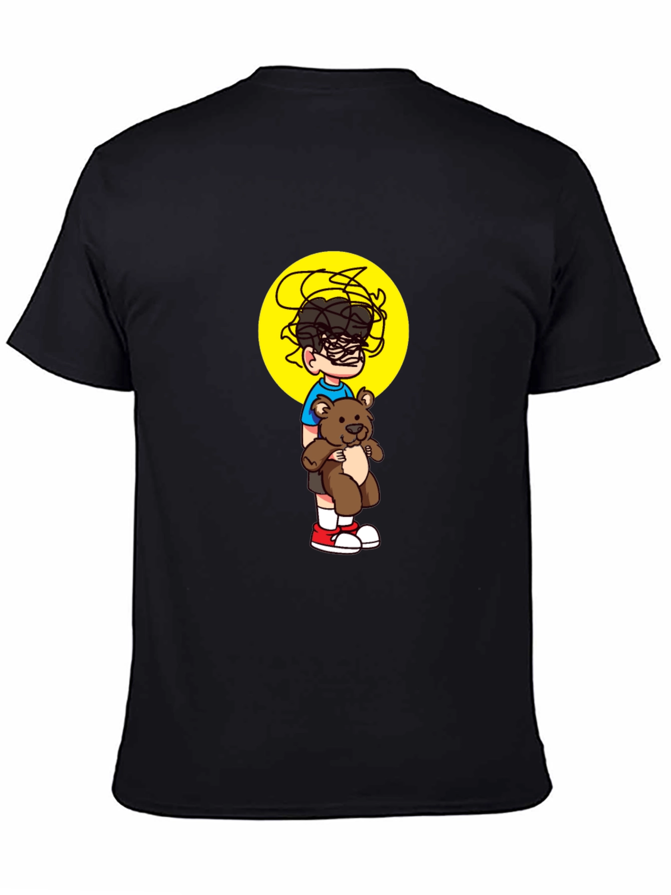 Boy with Teddy Graphic Tee