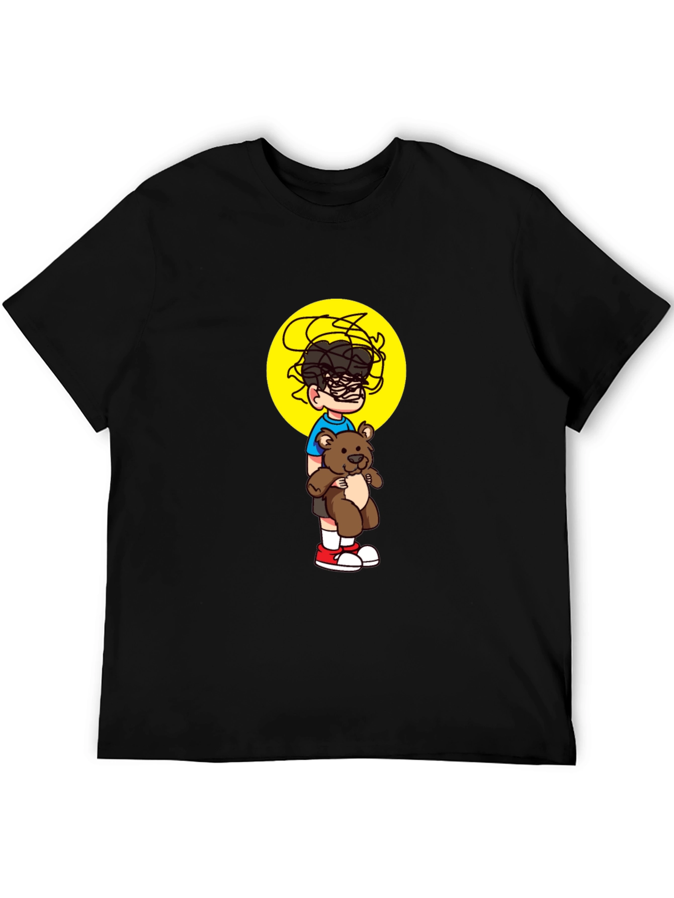 Boy with Teddy Graphic Tee