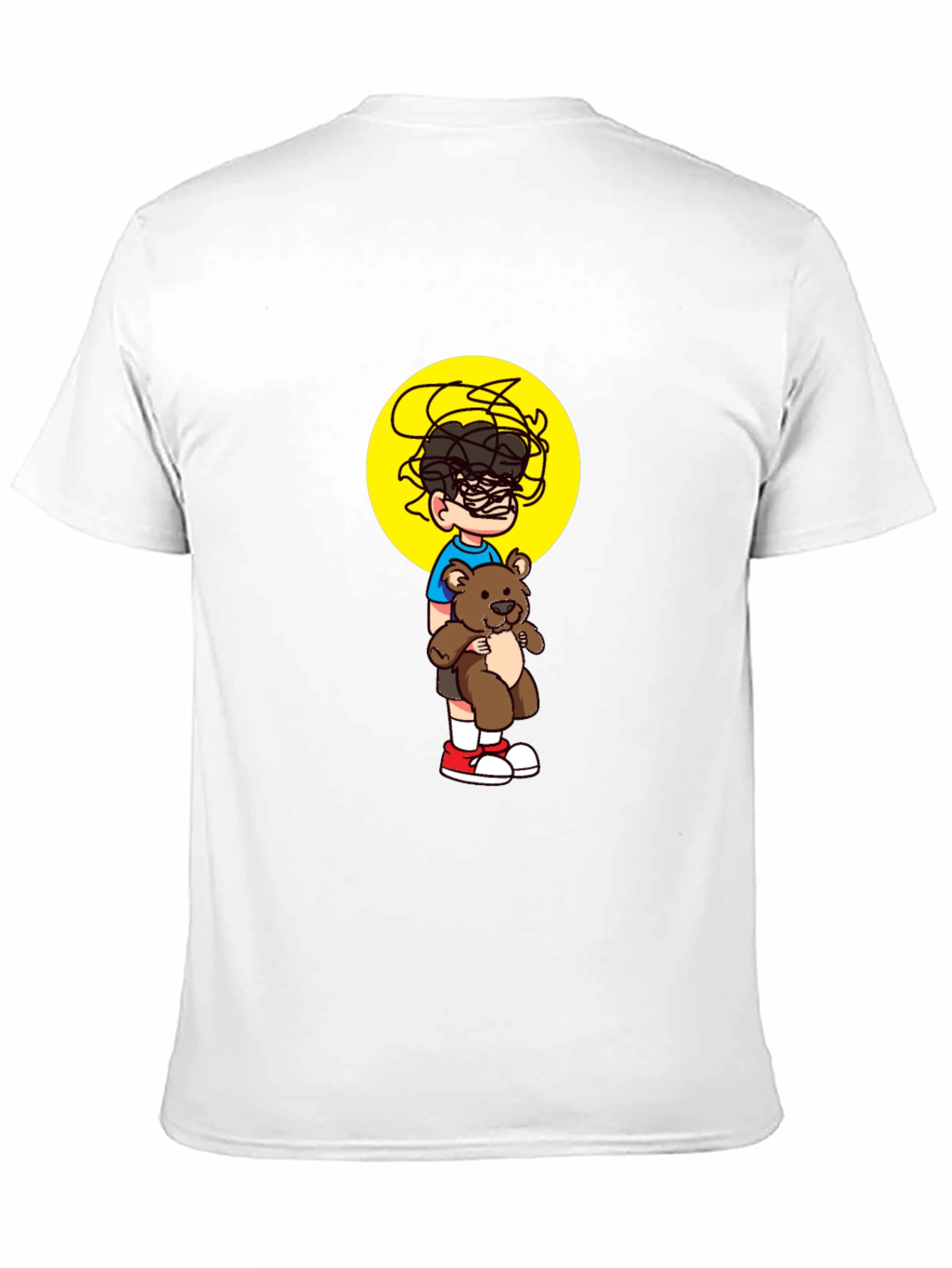 Boy with Teddy Graphic Tee