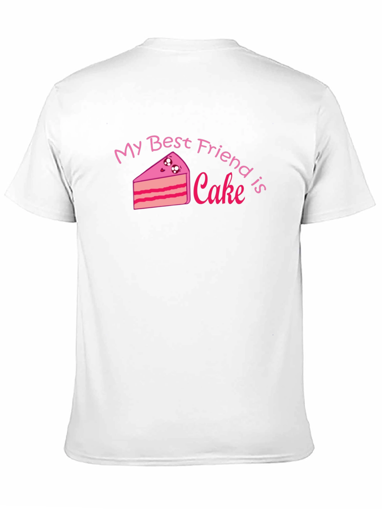 My Best Friend is Cake - Black Graphic Tee