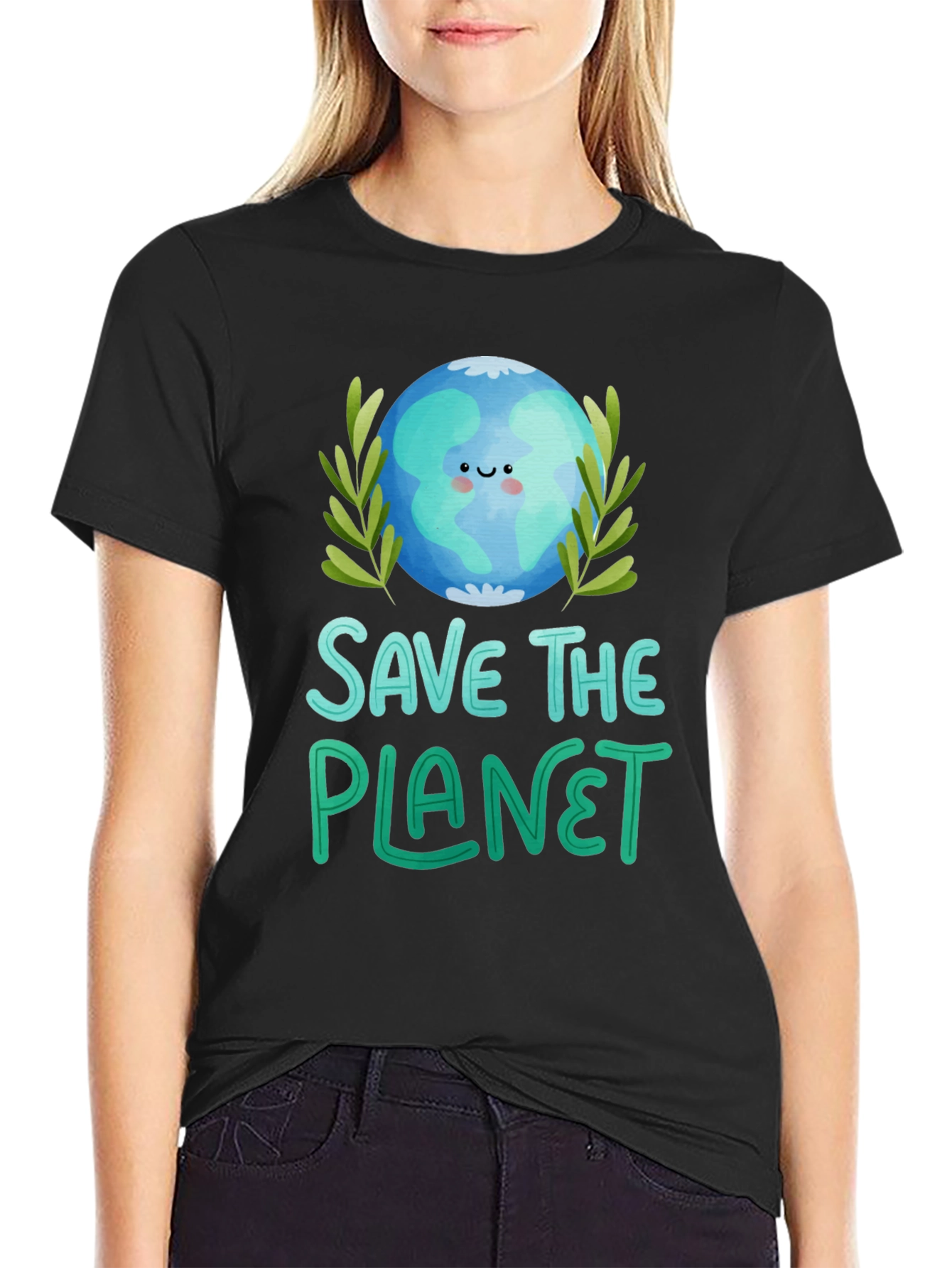 Save the Planet Graphic Tee - Eco Friendly