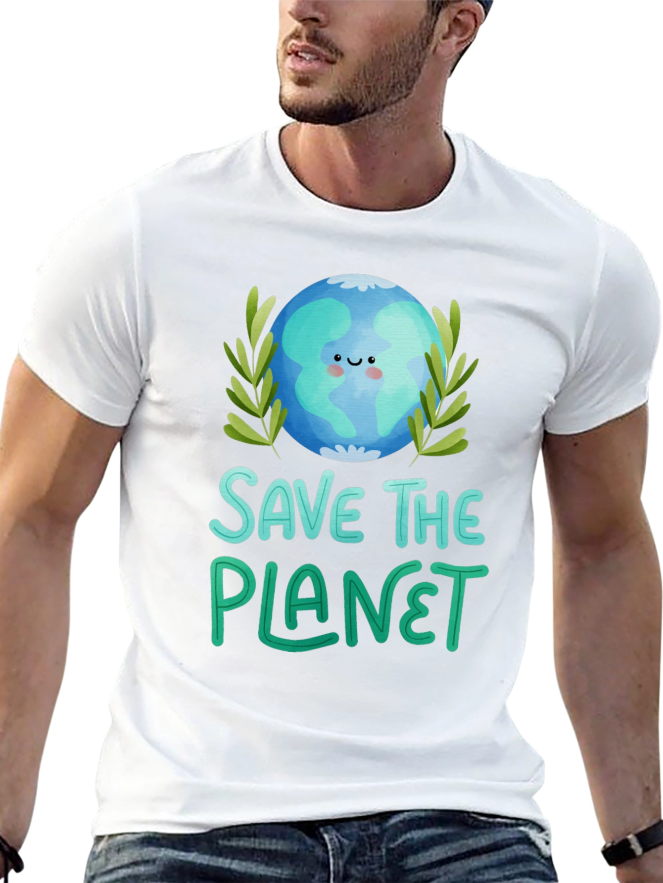 Save the Planet Graphic Tee - Eco Friendly