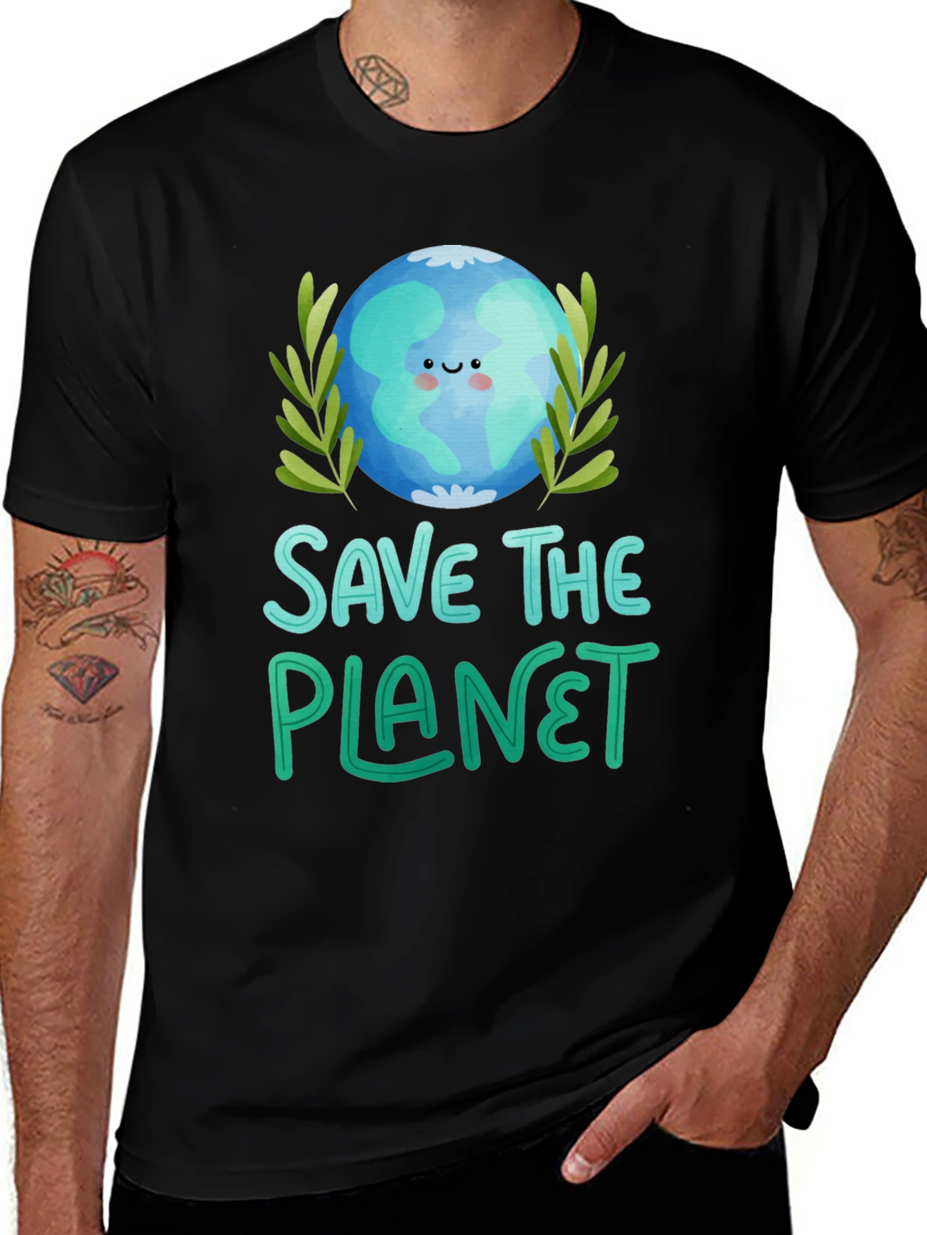 Save the Planet Graphic Tee - Eco Friendly