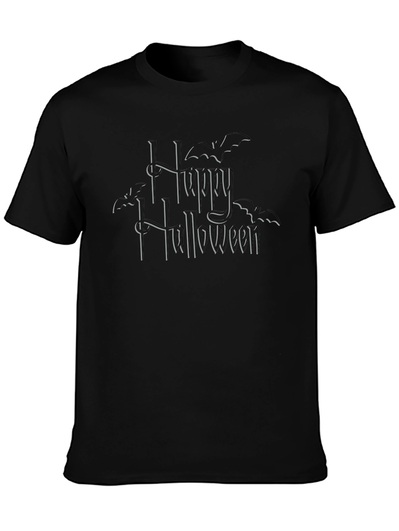 Happy Halloween Black T-Shirt