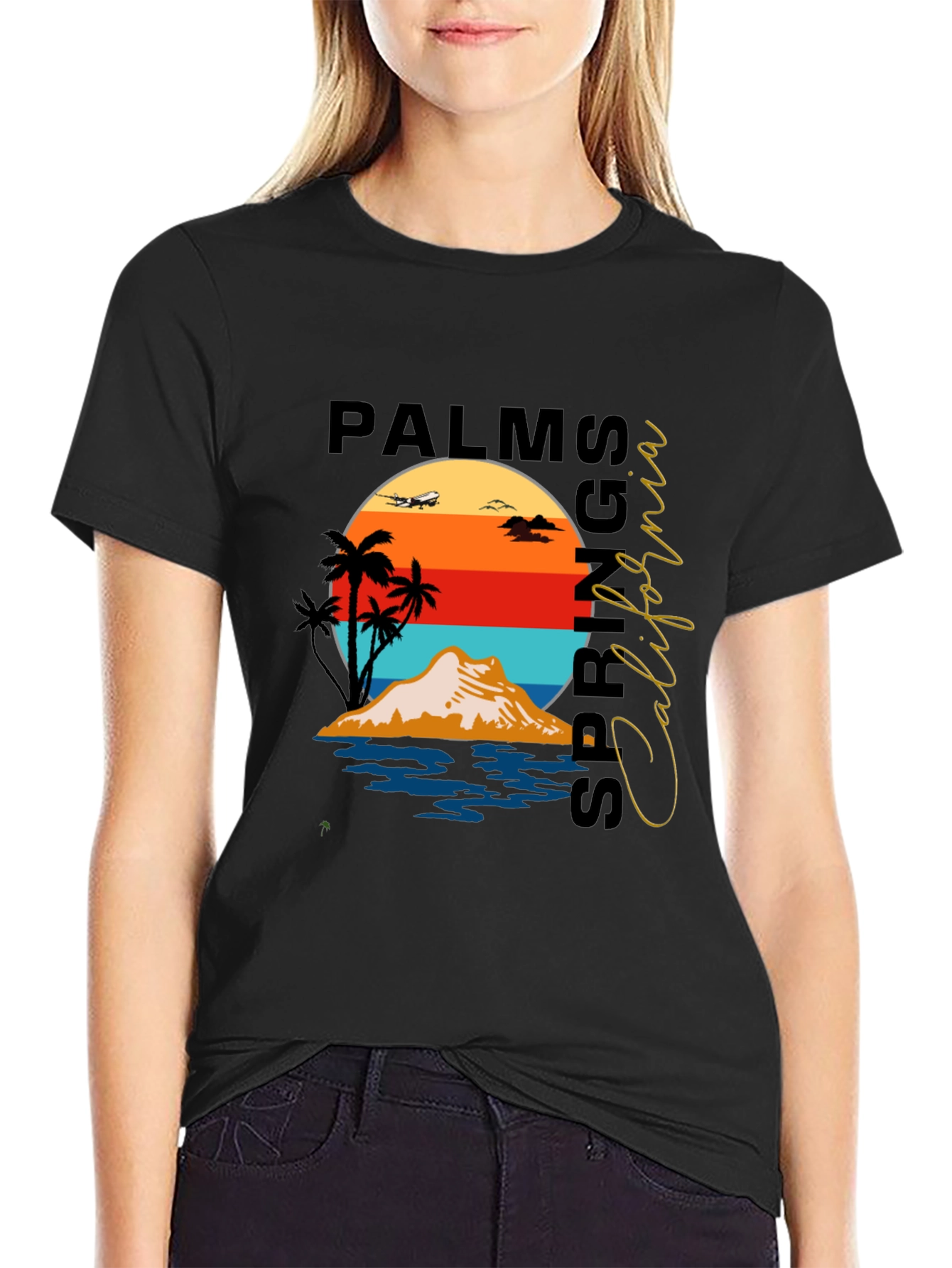 Palms Spring California Sunset T-Shirt