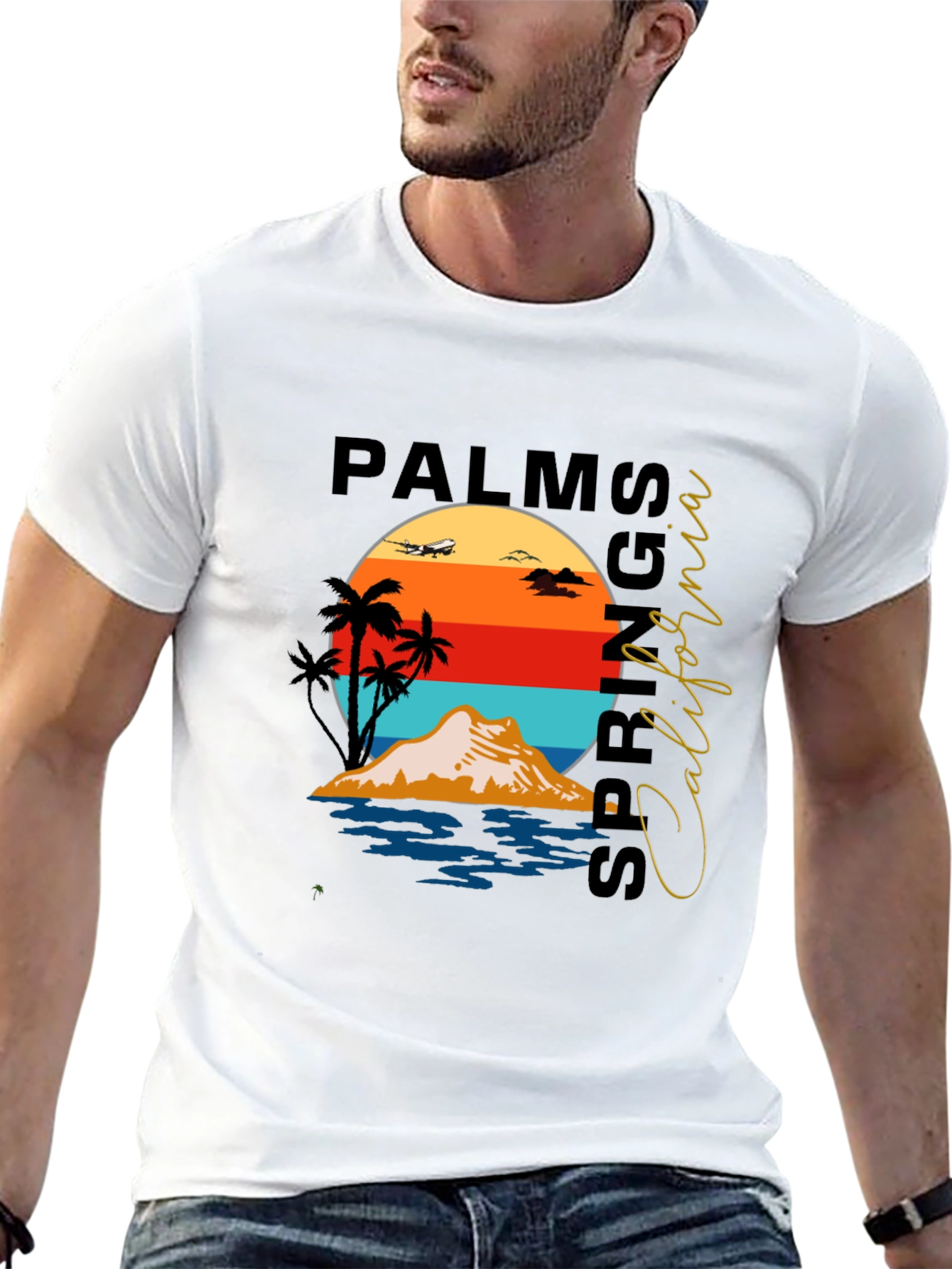 Palms Spring California Sunset T-Shirt